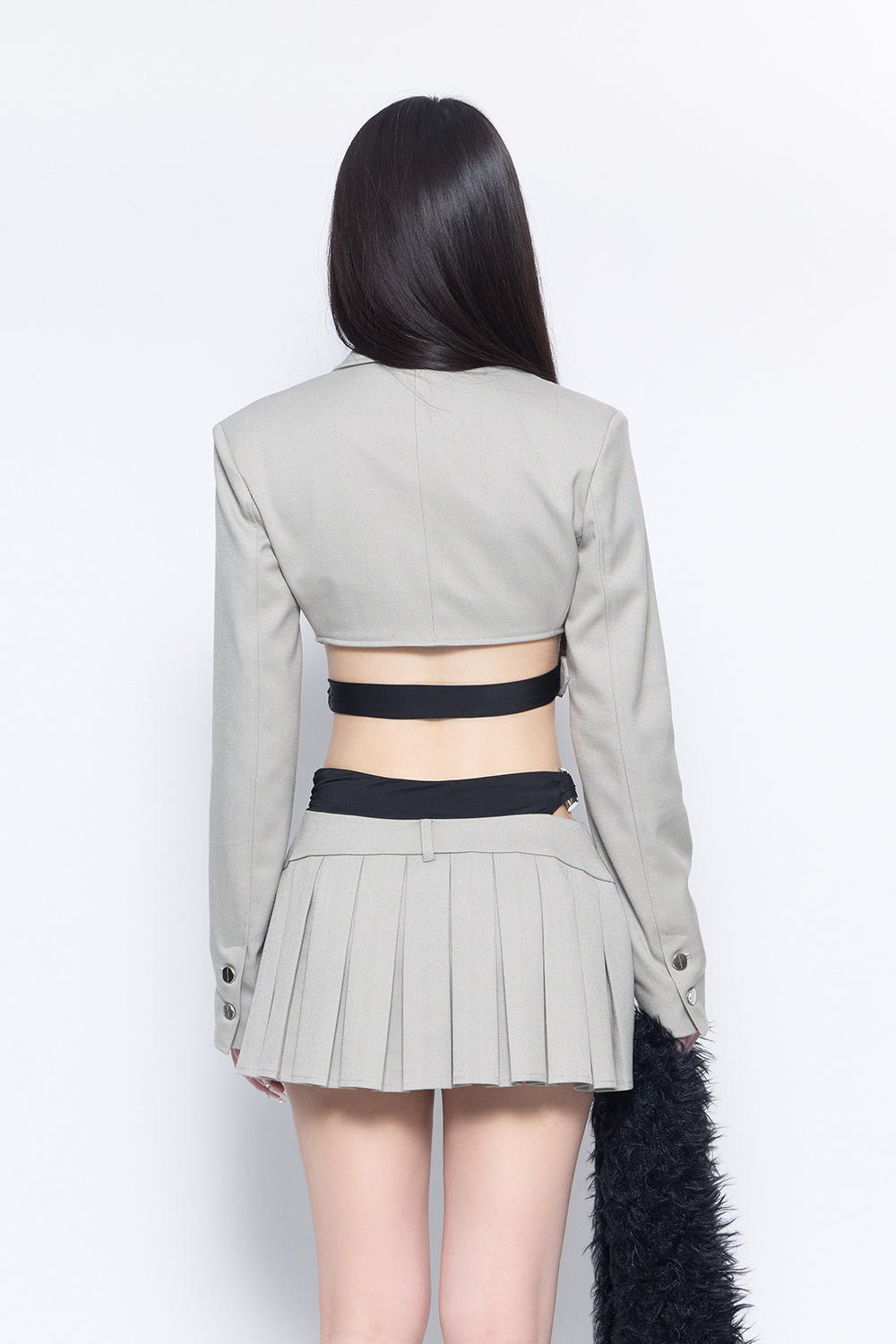 S ring jacket cropped