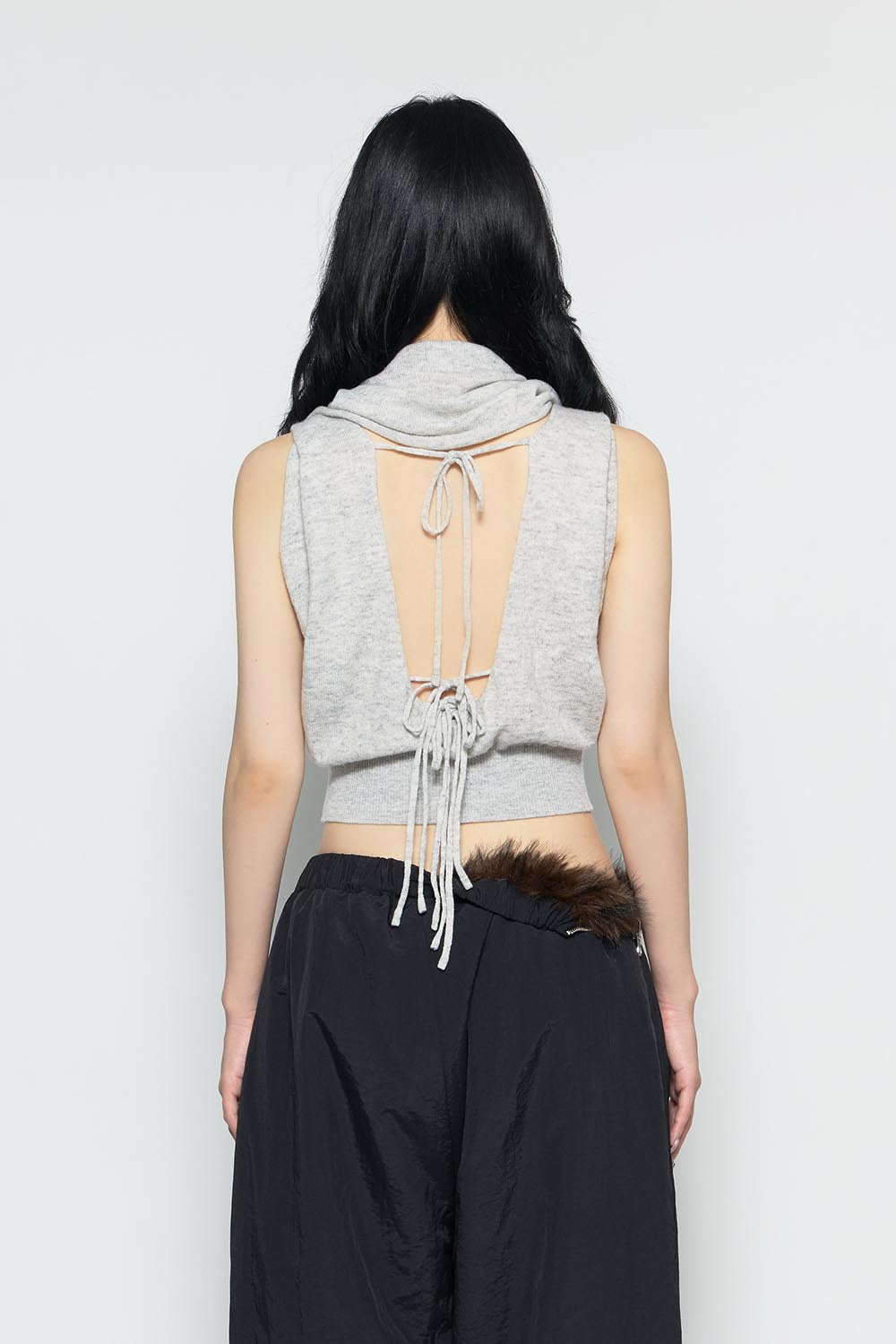 S backless knit tops