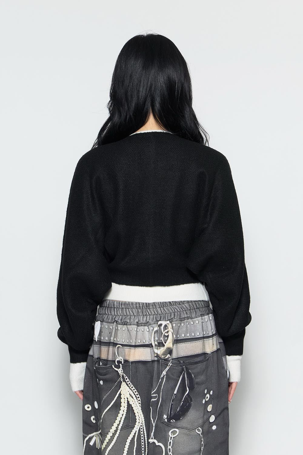 S layered dolman knit