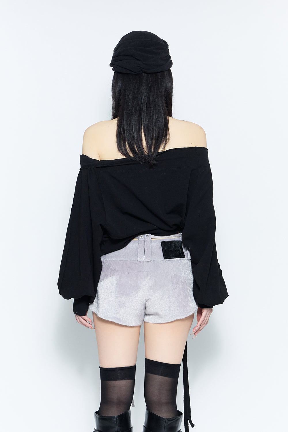 asymmetric sweat tops
