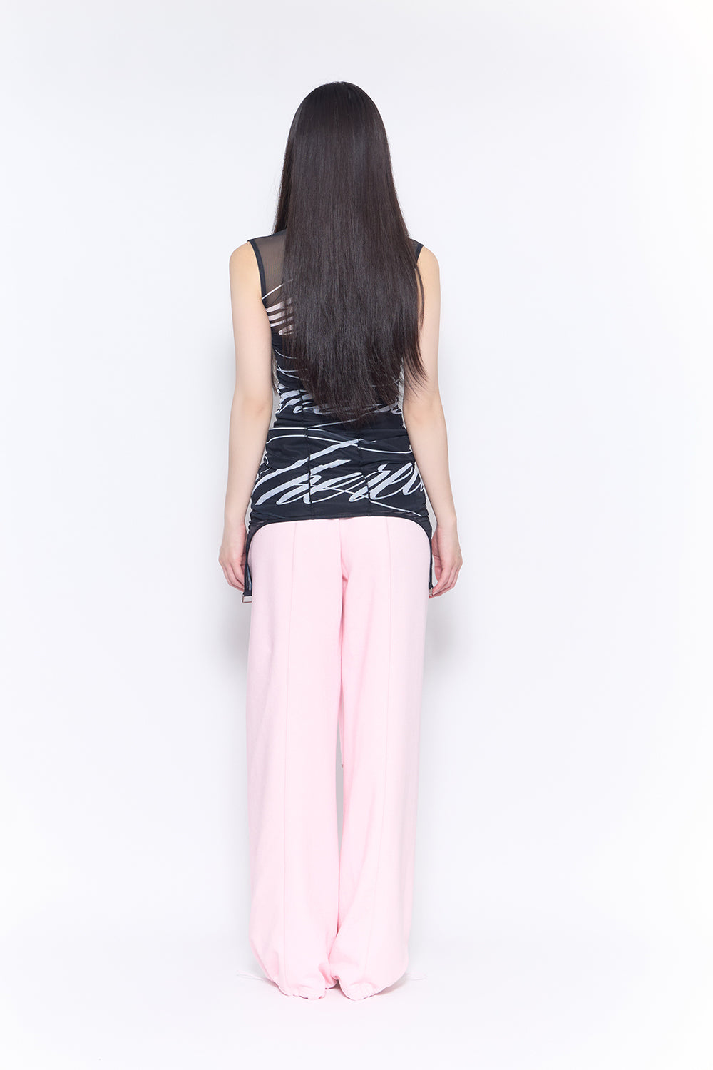 bold logo garter dress