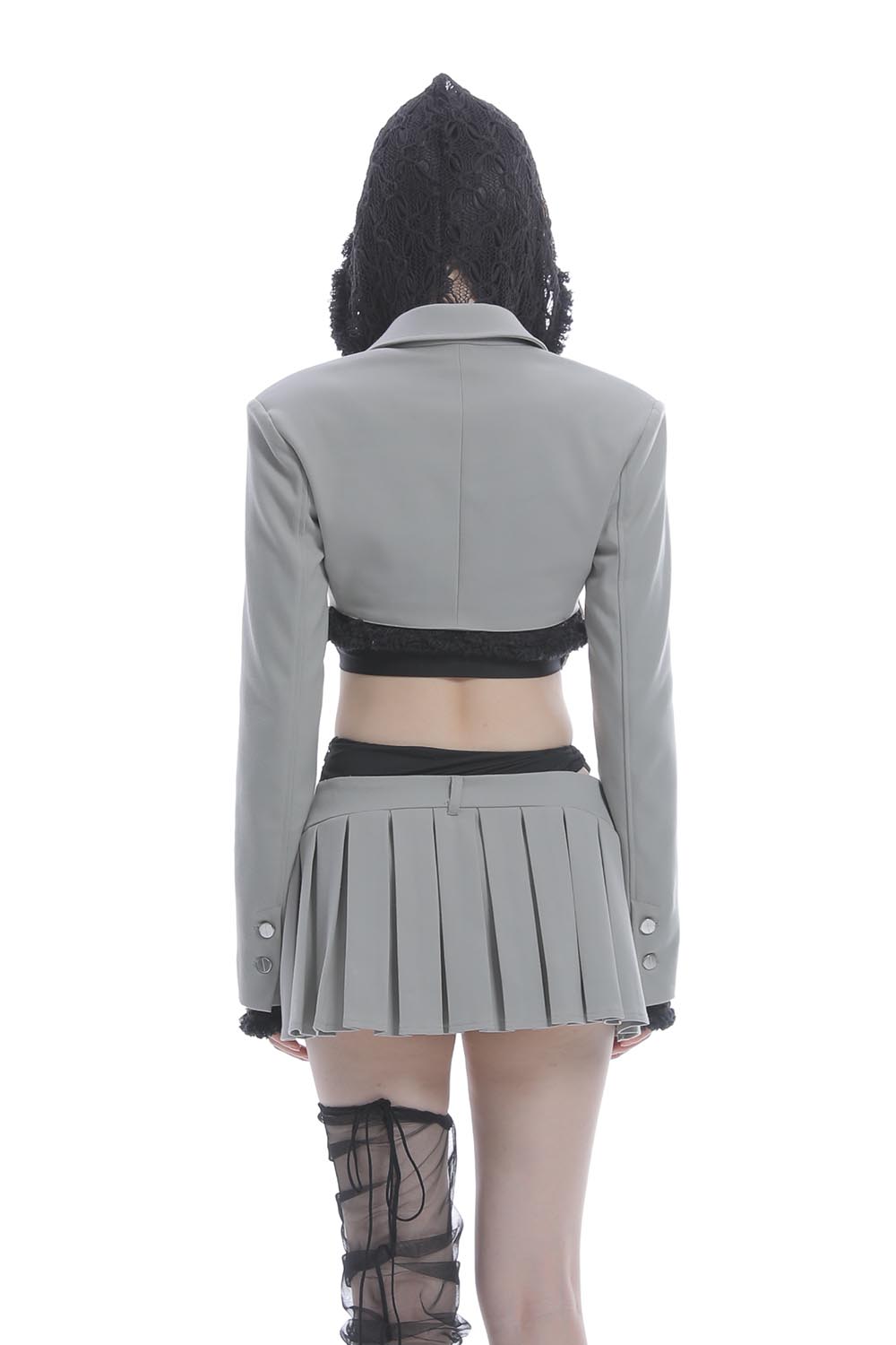 S ring jacket cropped