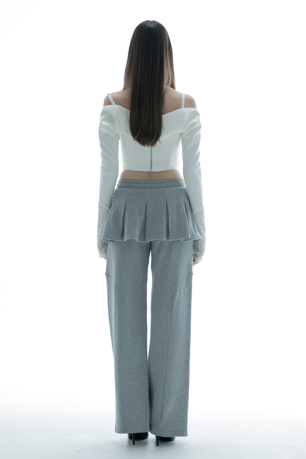 パンツ THEREDTHREAD S classic skirt pants sweat THEREDTHREAD / ザレッドスレッド】S classic skirt pants sweat
