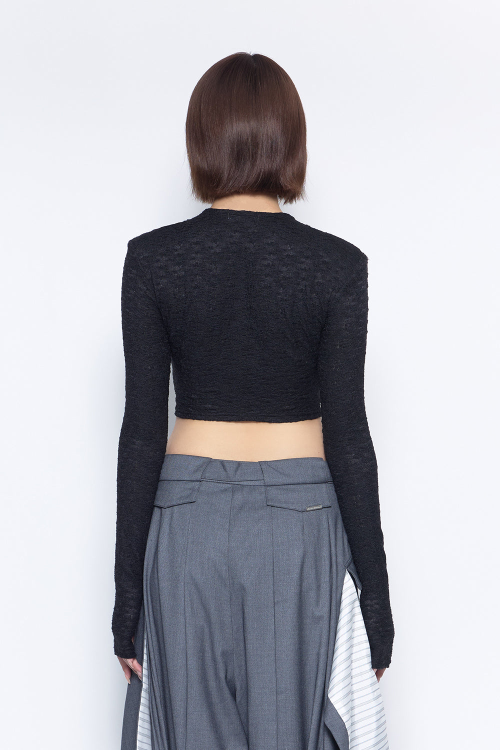 THEREDTHREAD / ザレッドスレッド】S lace up cardigan