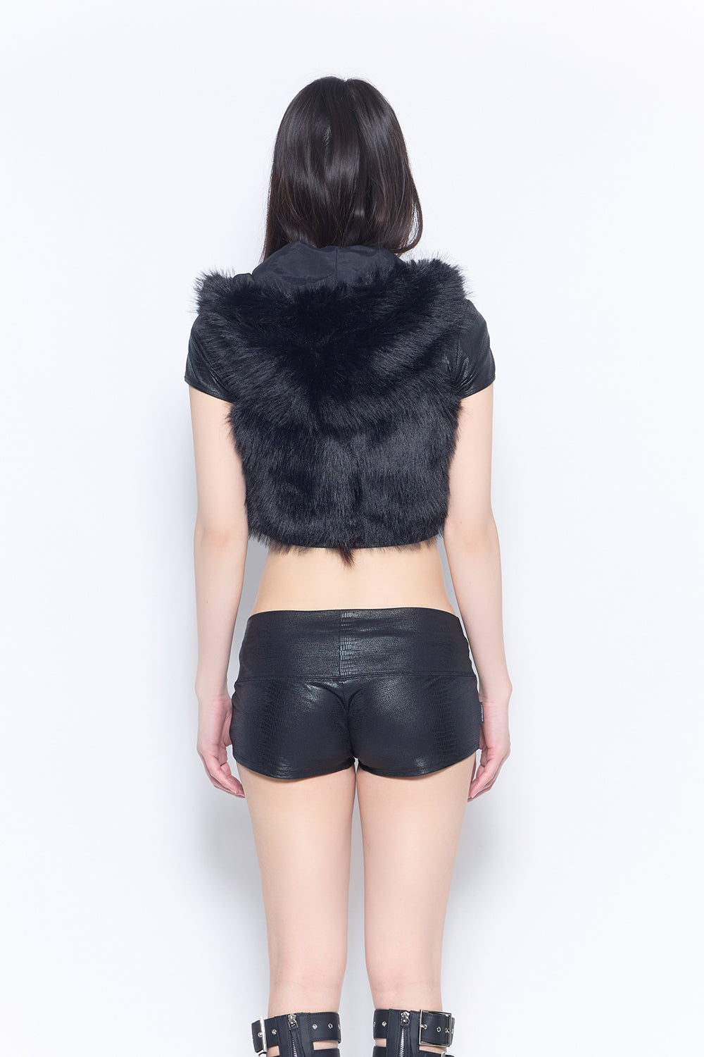 flip fur vest