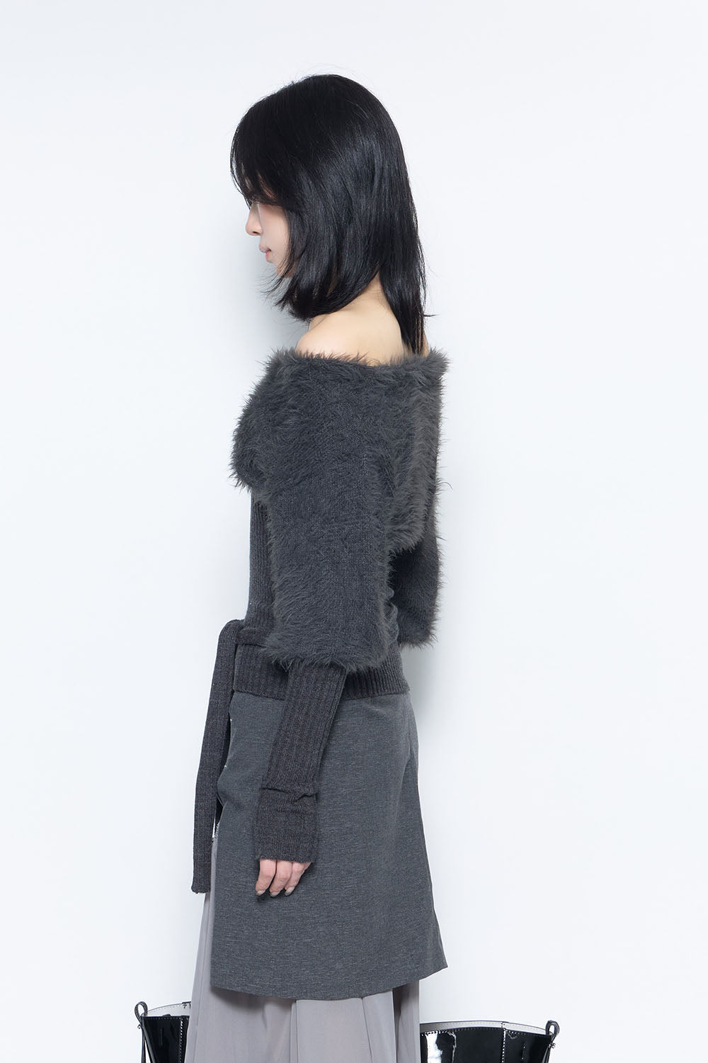 THEREDTHREAD / ザレッドスレッド】S contrast zip knit
