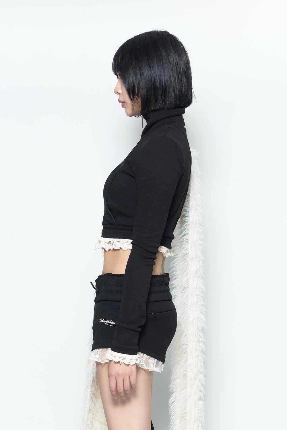 S track jersey jacket lace