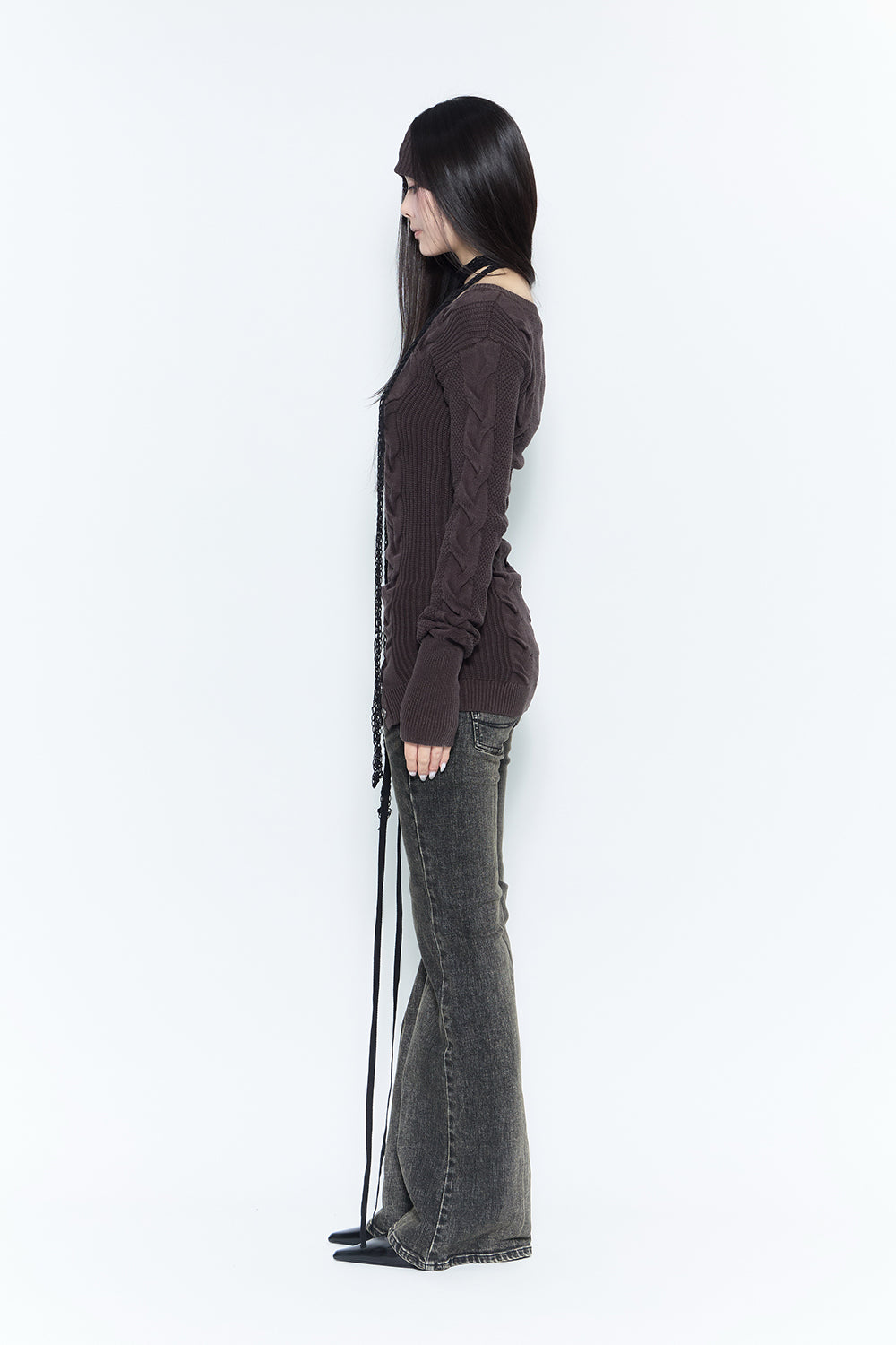 frame knit dress set