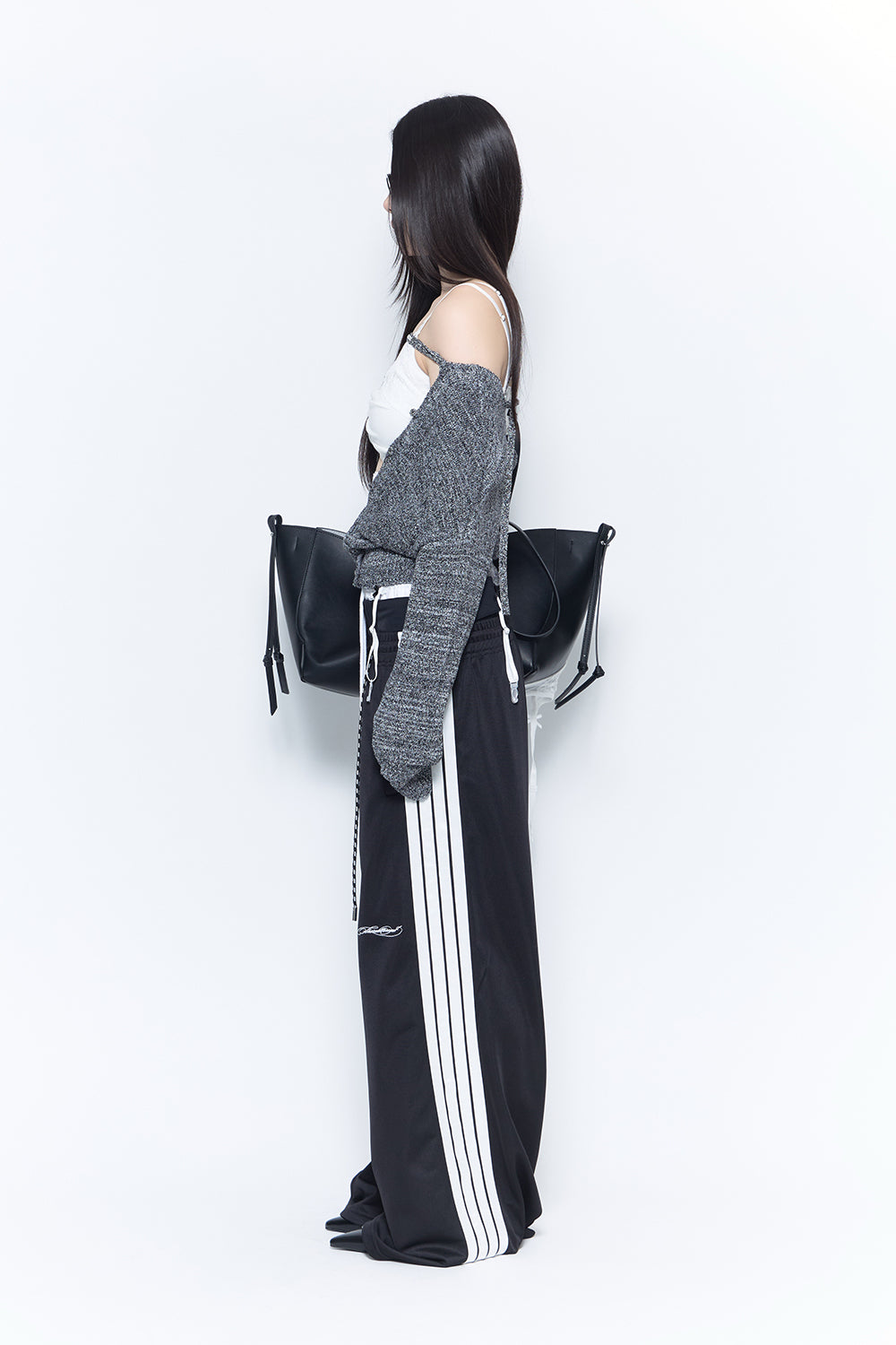 THEREDTHREAD / ザレッドスレッド】layered track pants