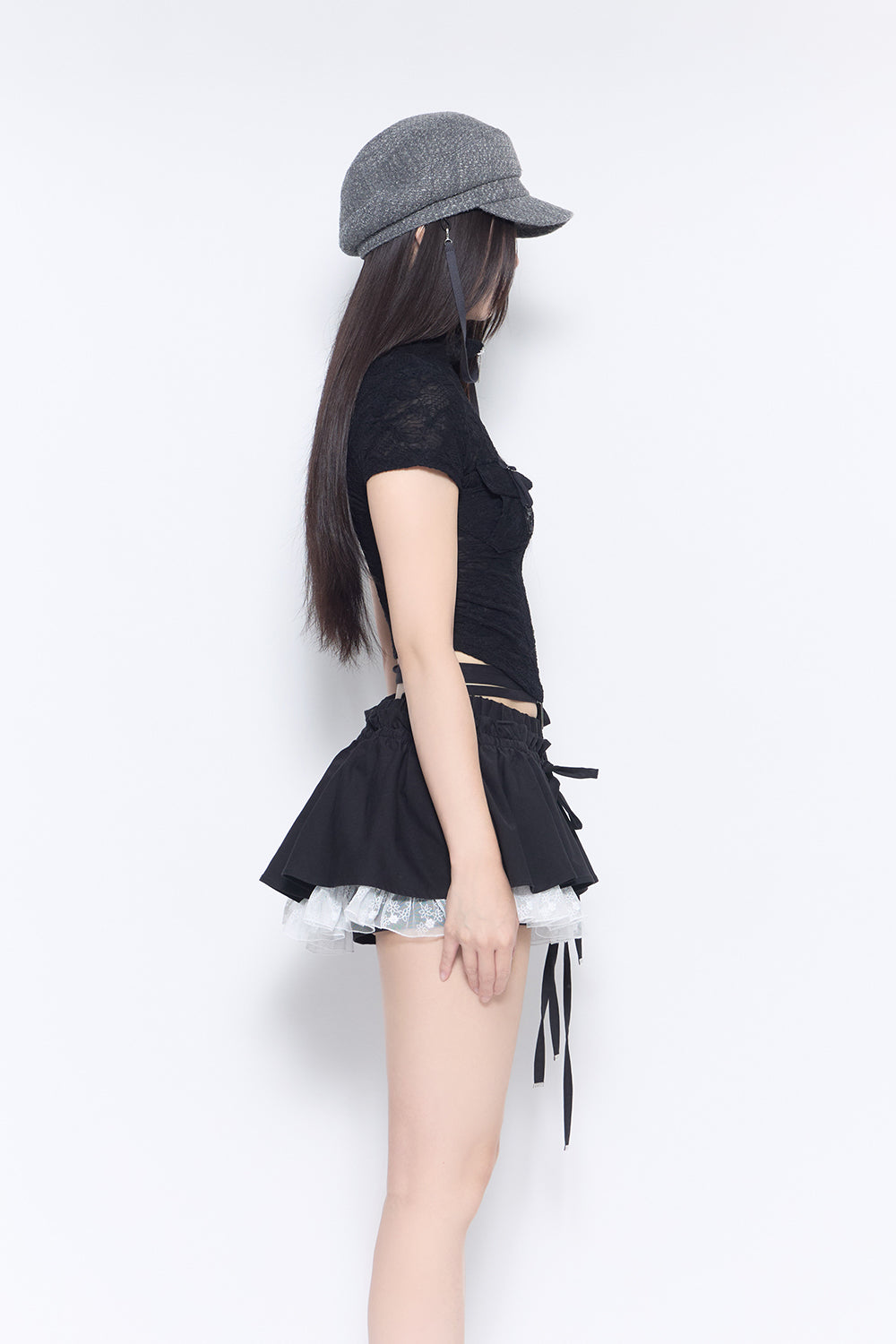 w zip garter tops