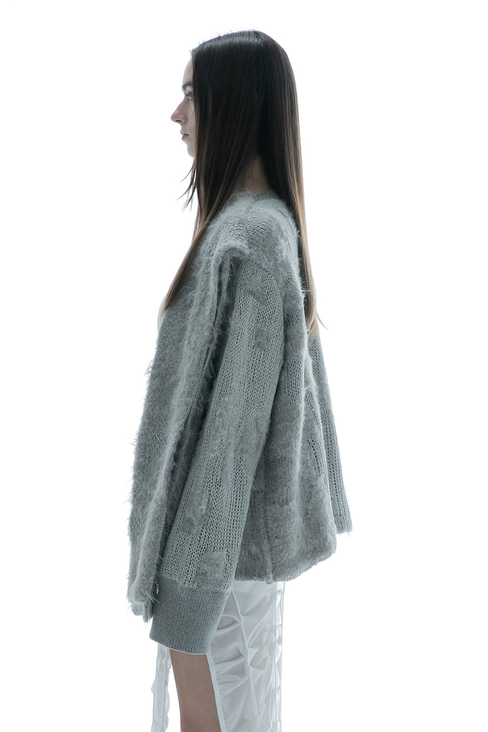 S tail cardigan long