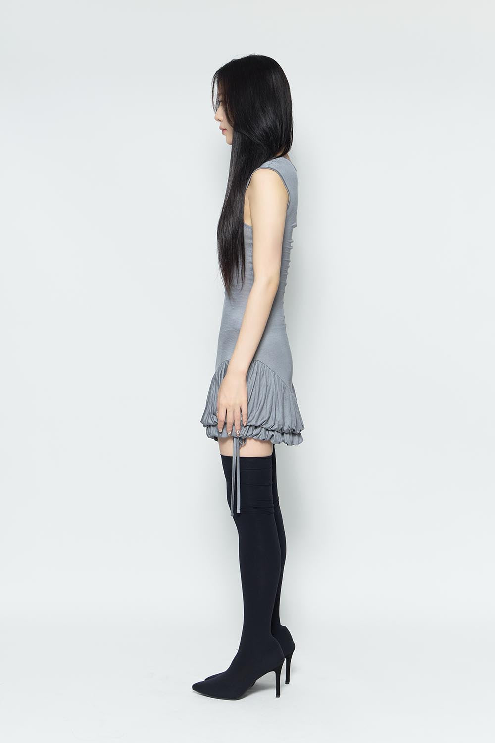 S w balloon dress mini