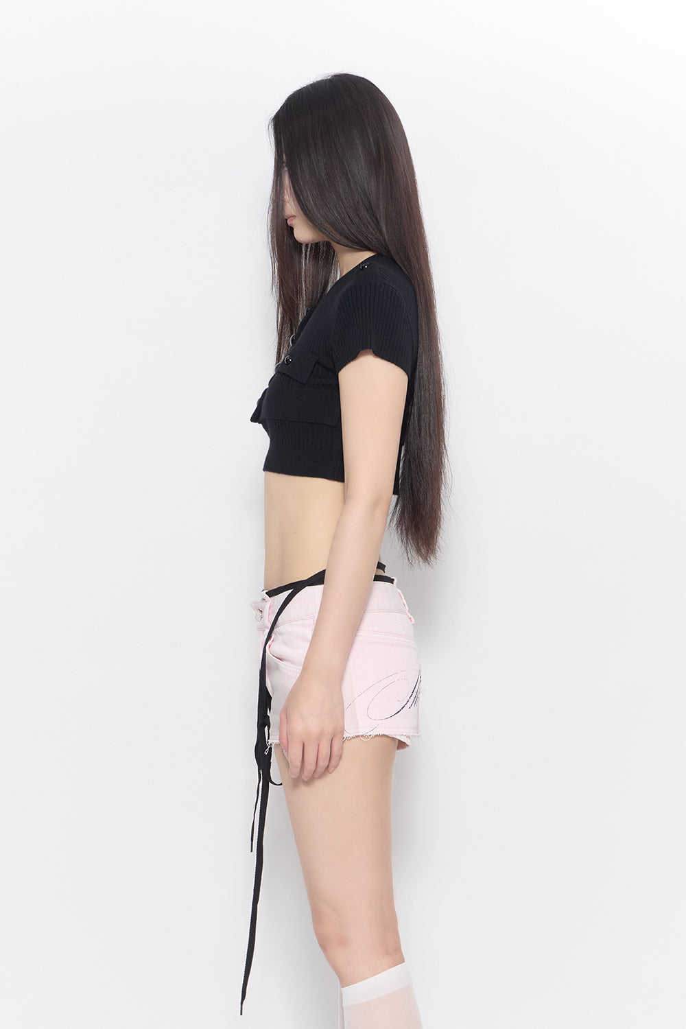 button knit tops