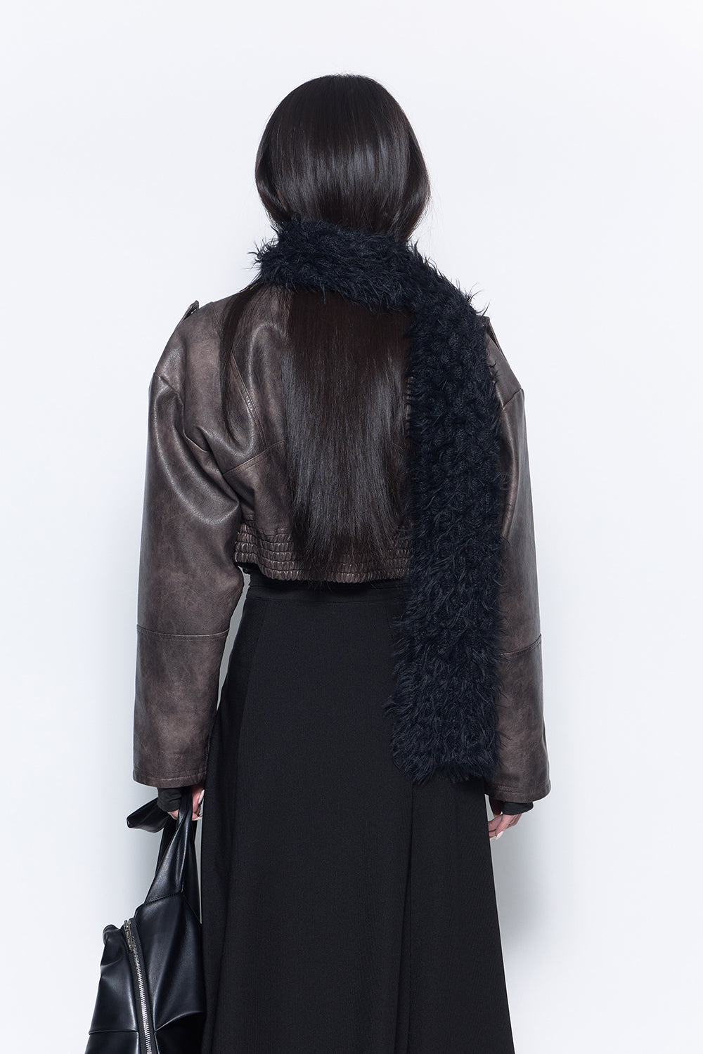 fake leather jacket