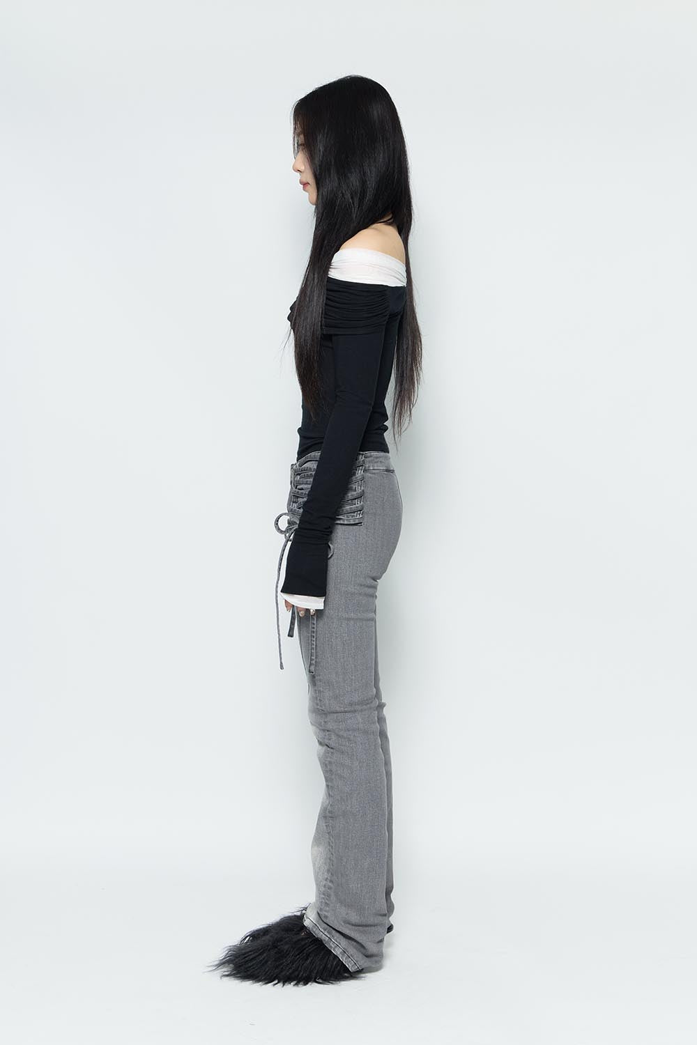 S lace up denim 1