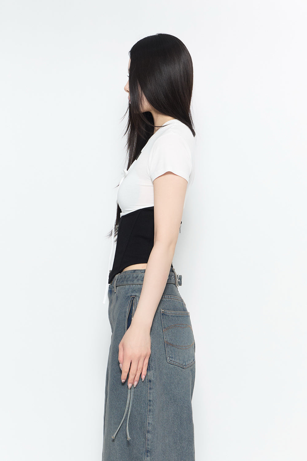 THEREDTHREAD / ザレッドスレッド】catline corset tops
