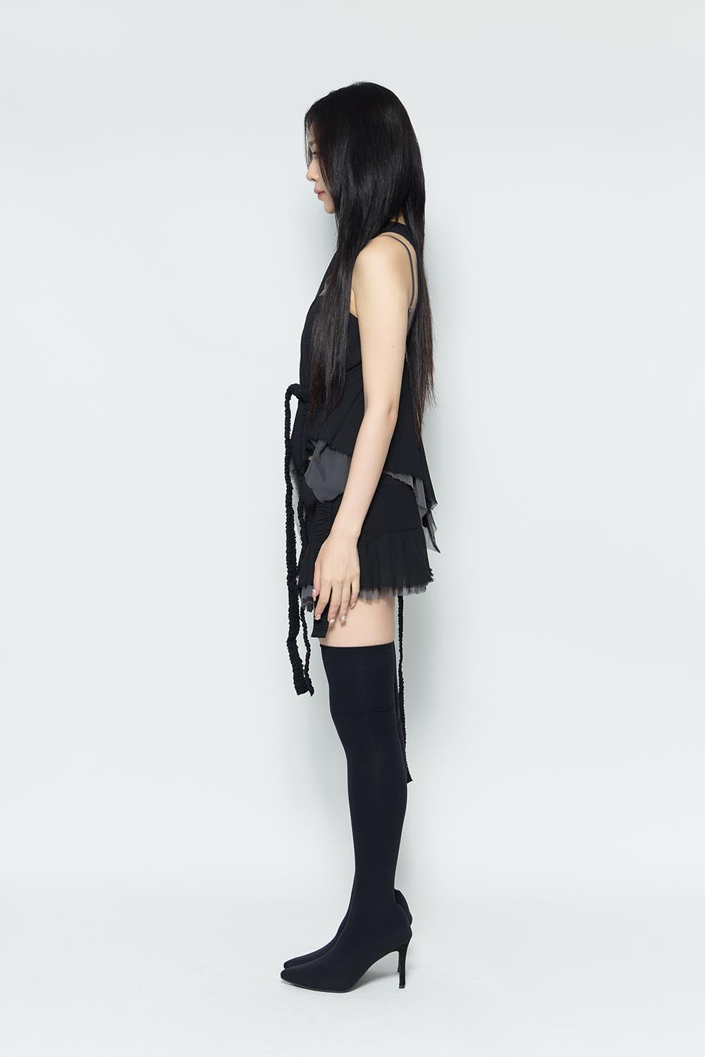 S flow frill skirt