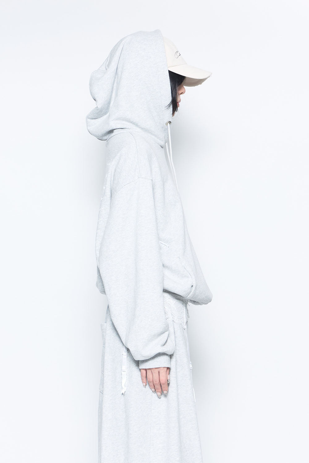 S logo pullover hoodie