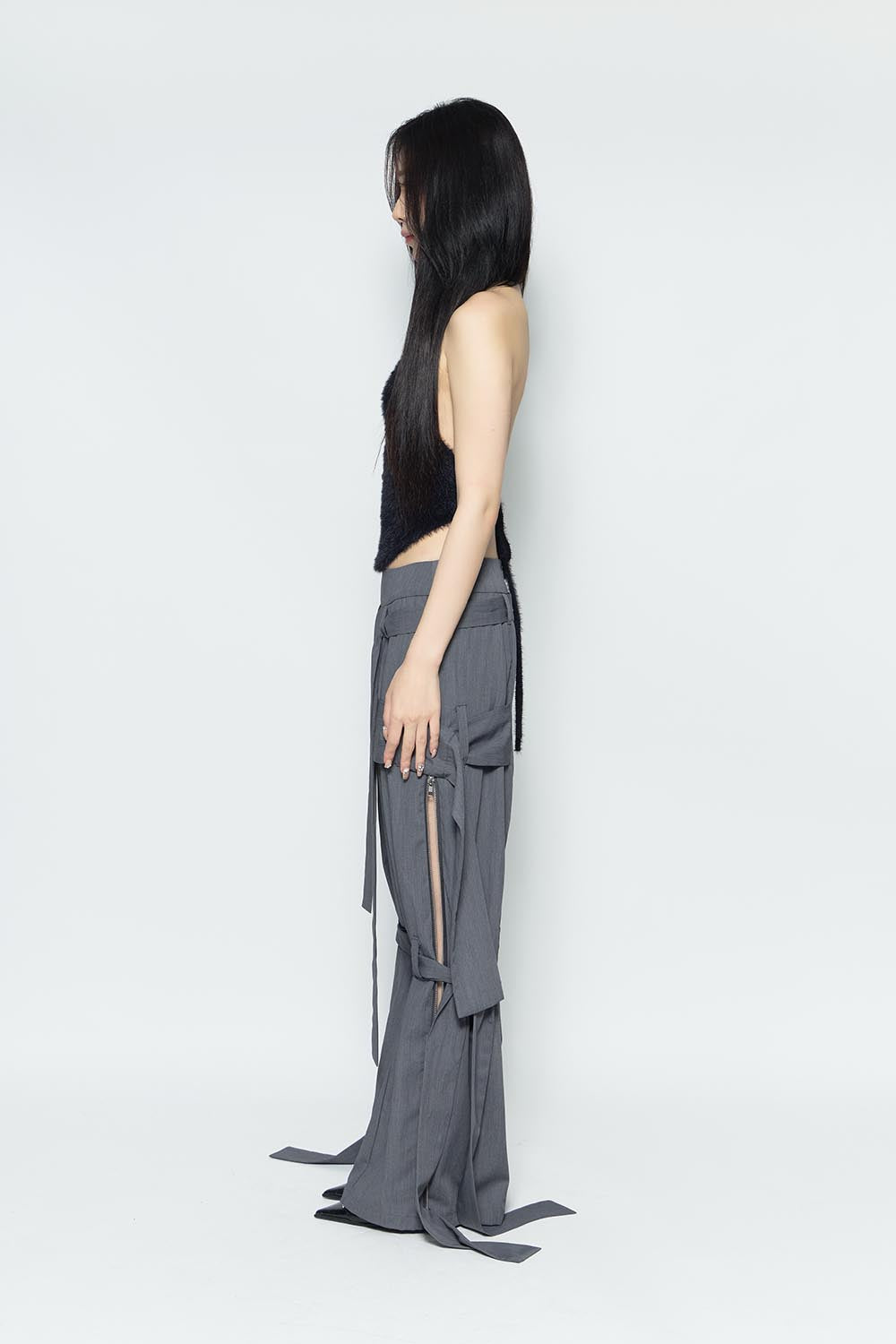 S belt slacks pants