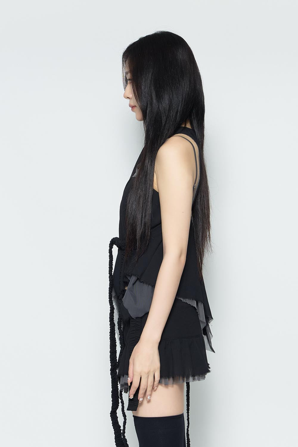トップス THEREDTHREAD S halter flow tops THEREDTHREAD / ザレッドスレッド】S halter flow tops