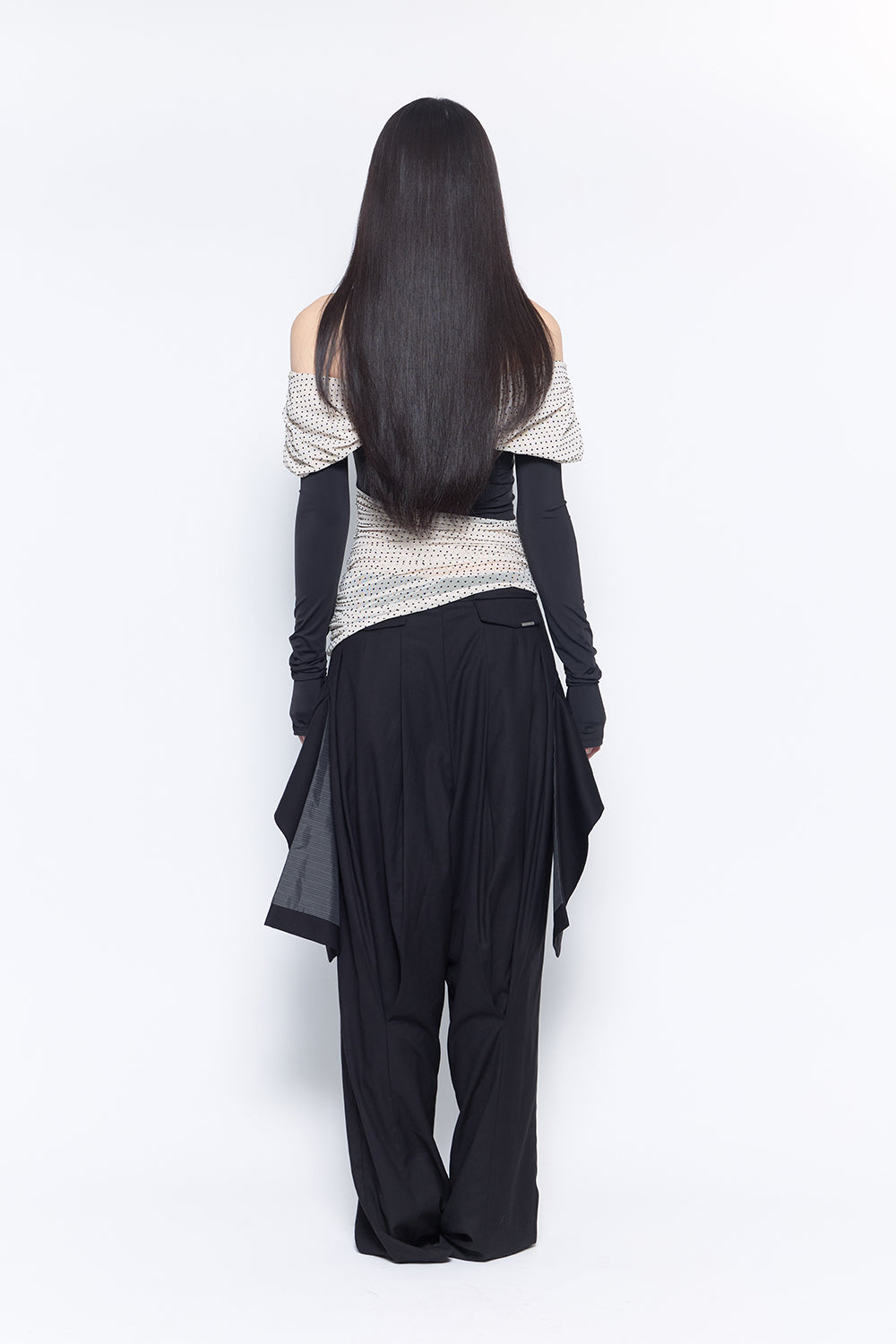 S tailored drape slacks