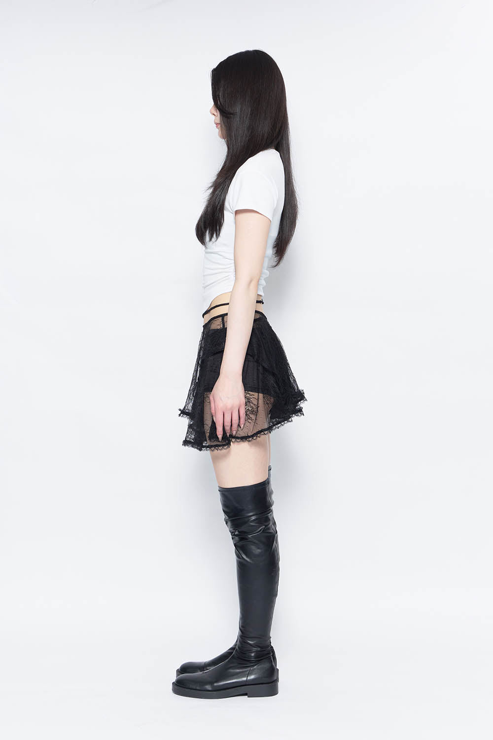 theredthread ♡ S ring balloon skirt theredthread S ring balloon skirt white