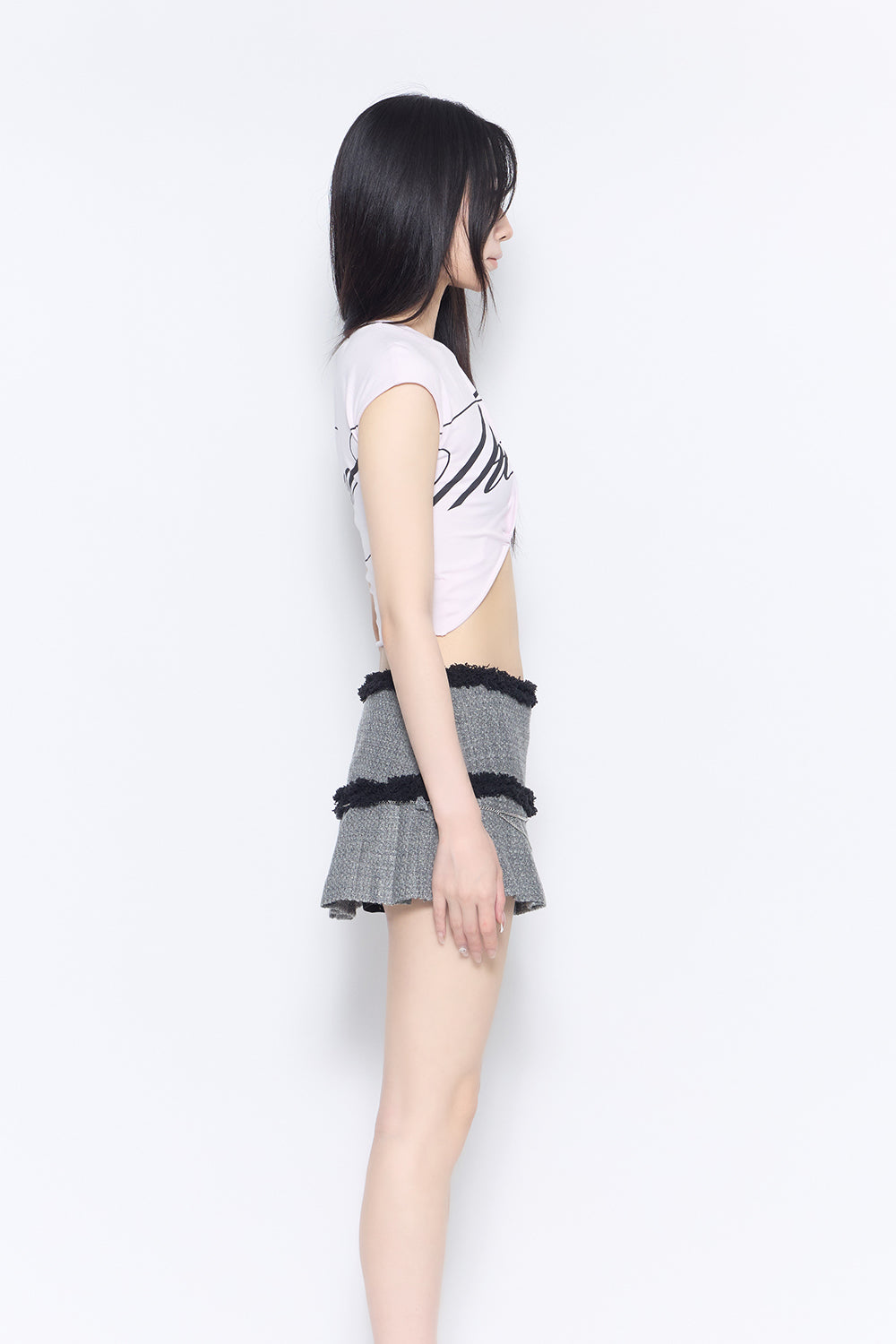 knot hem logo tops