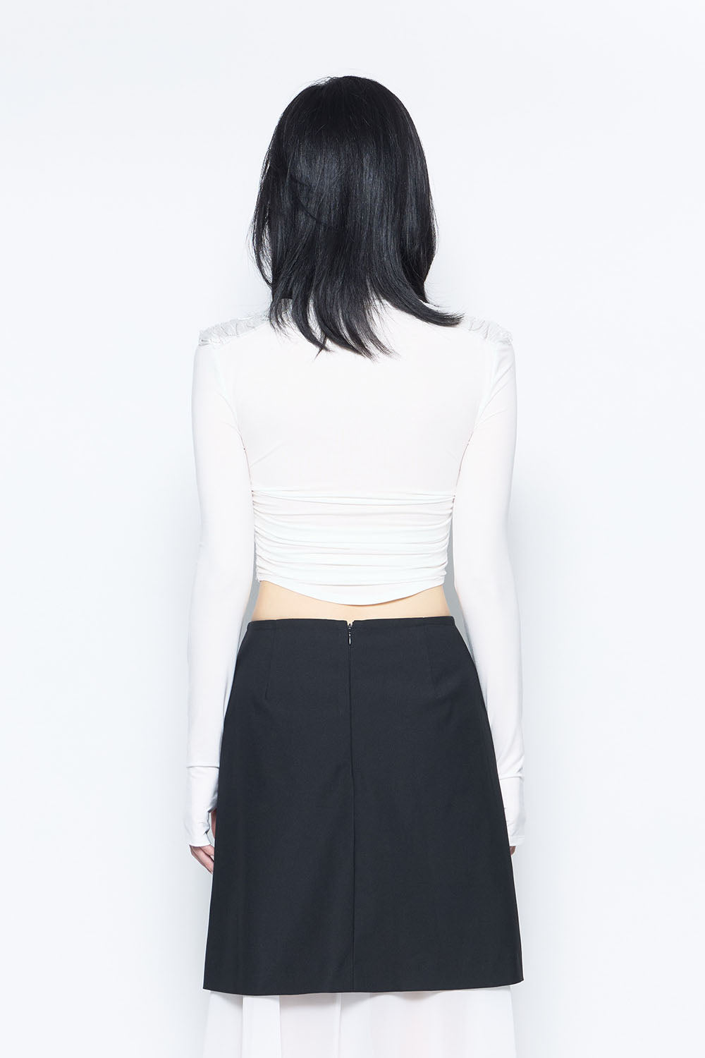 S embellished shoulder tops