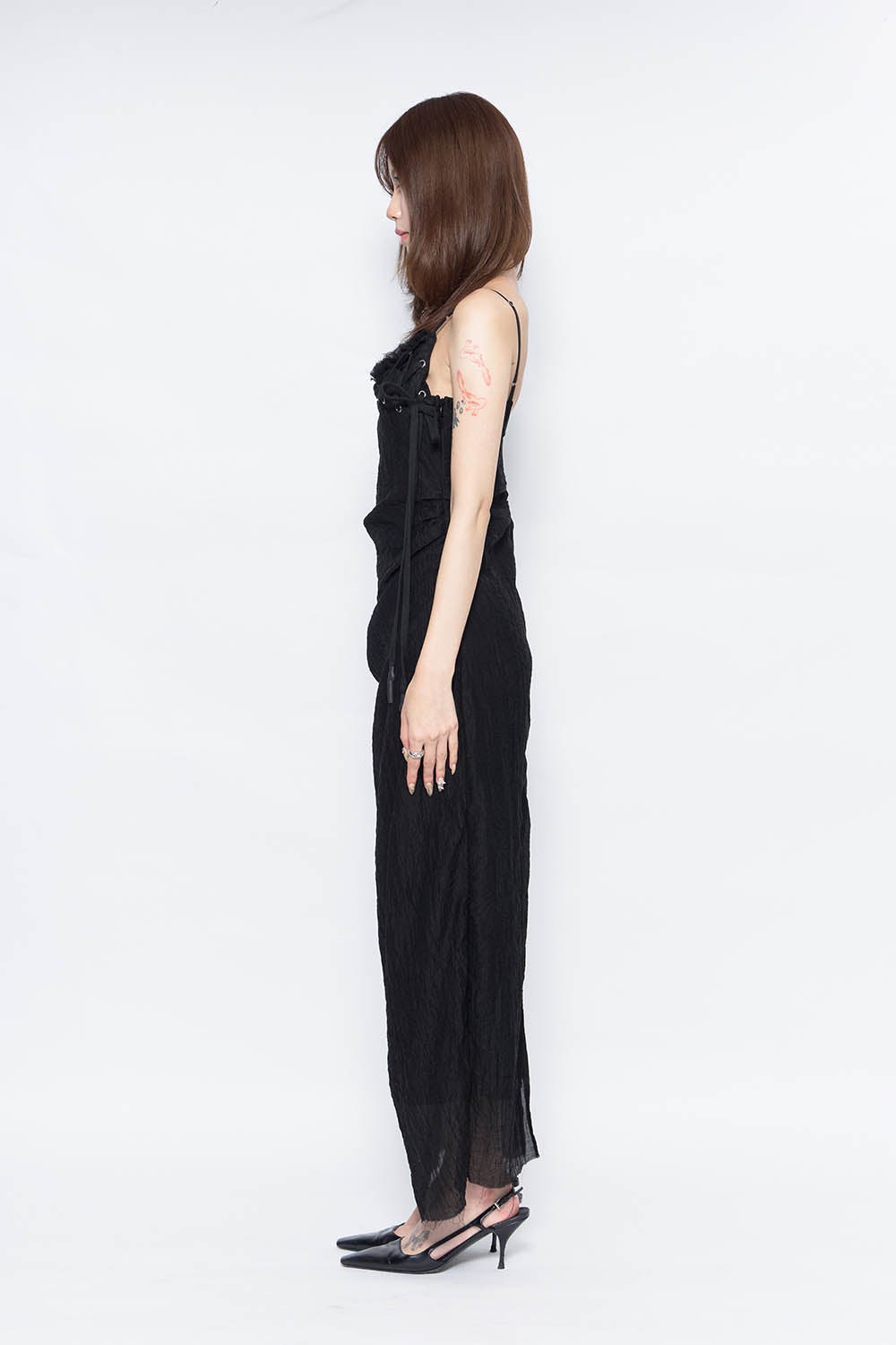 ワンピース theredthread S lace up camisole dress theredthread S lace up camisole dress - メルカリ
