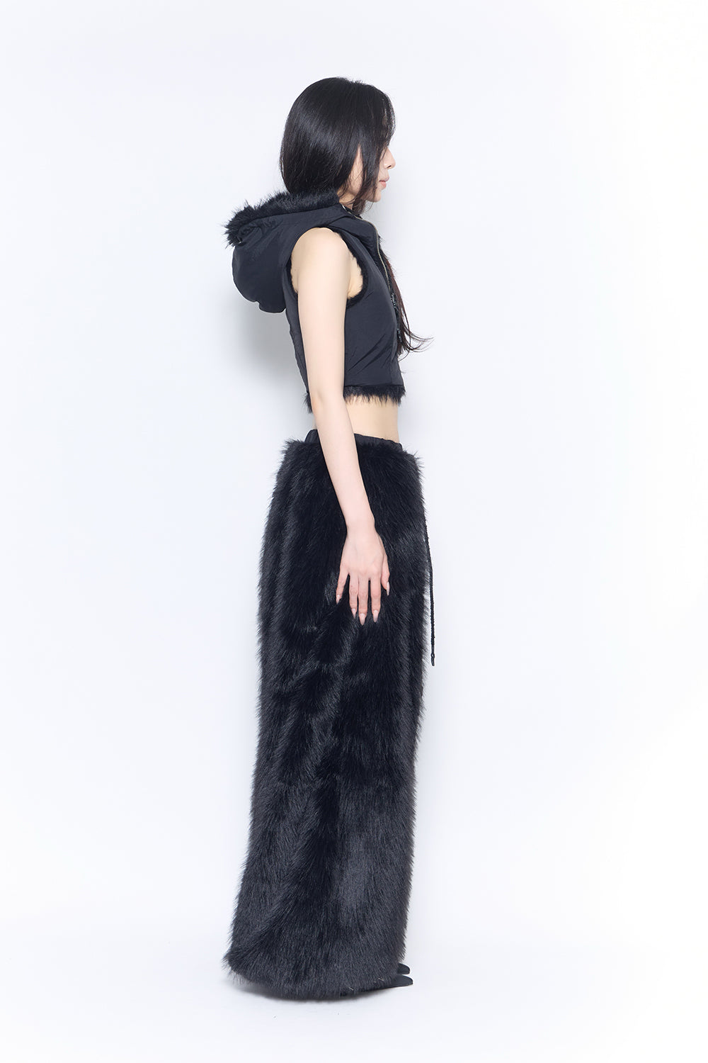 flip fur pants