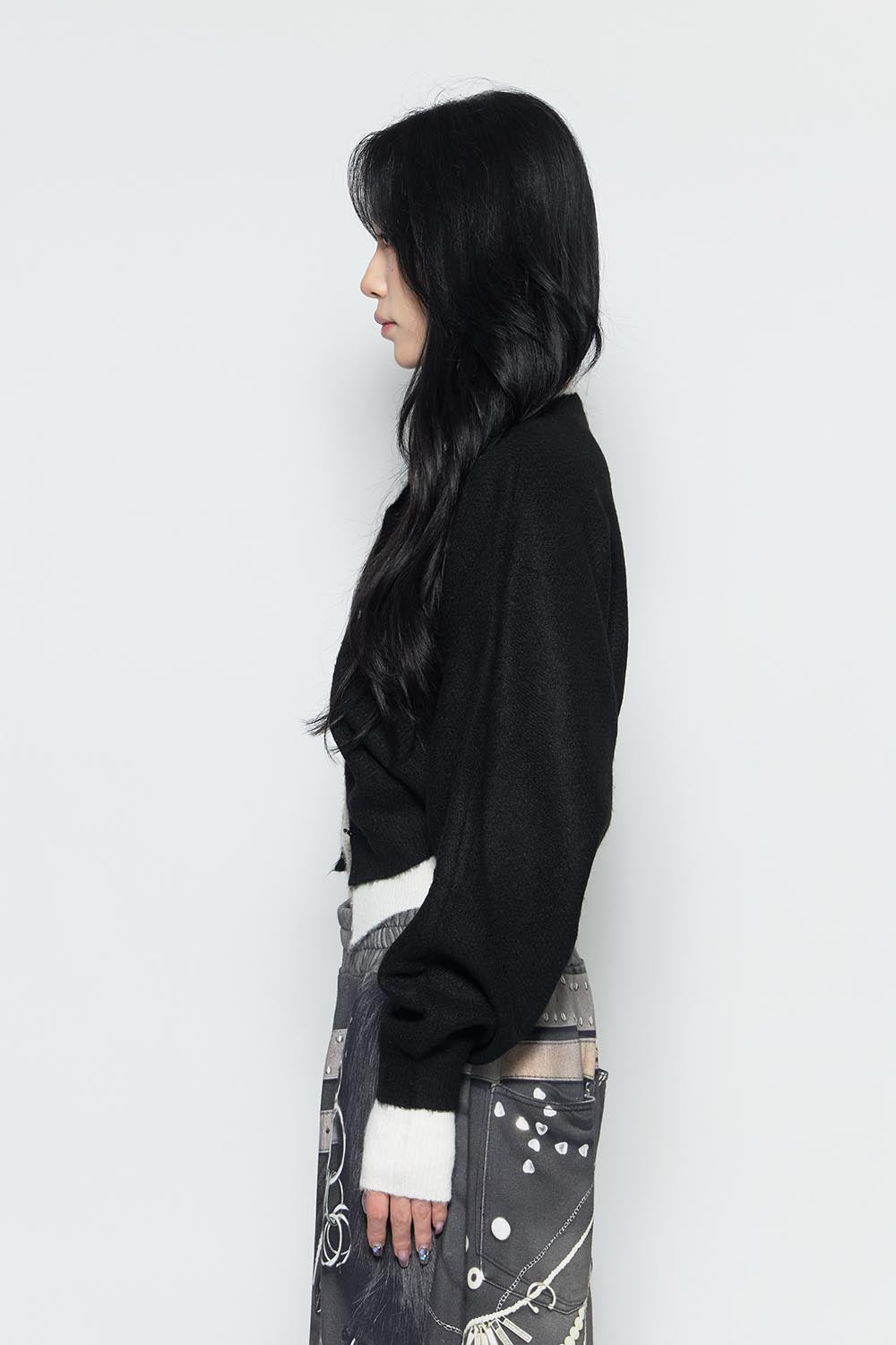 S layered dolman knit