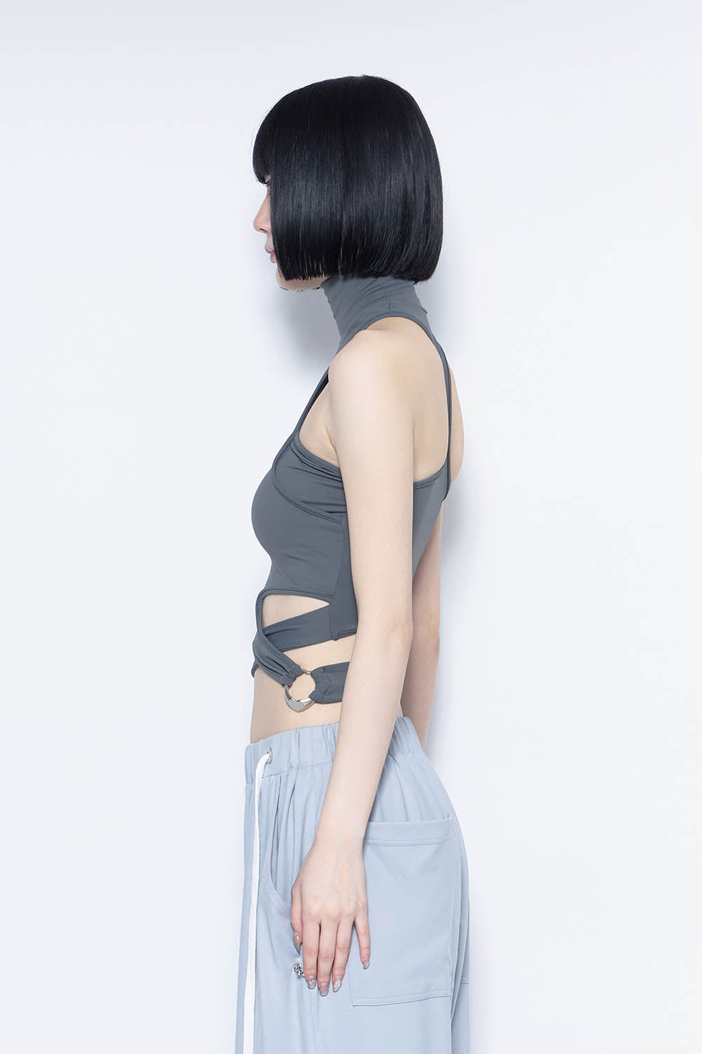 THEREDTHREAD / ザレッドスレッド】S ring curve tops