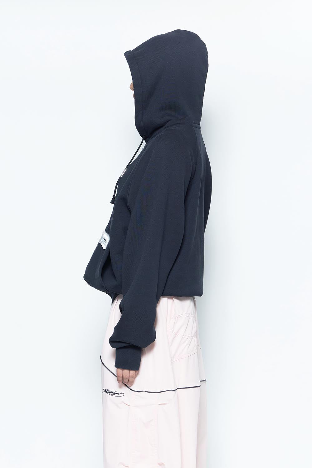 S fleece zip up hoodie