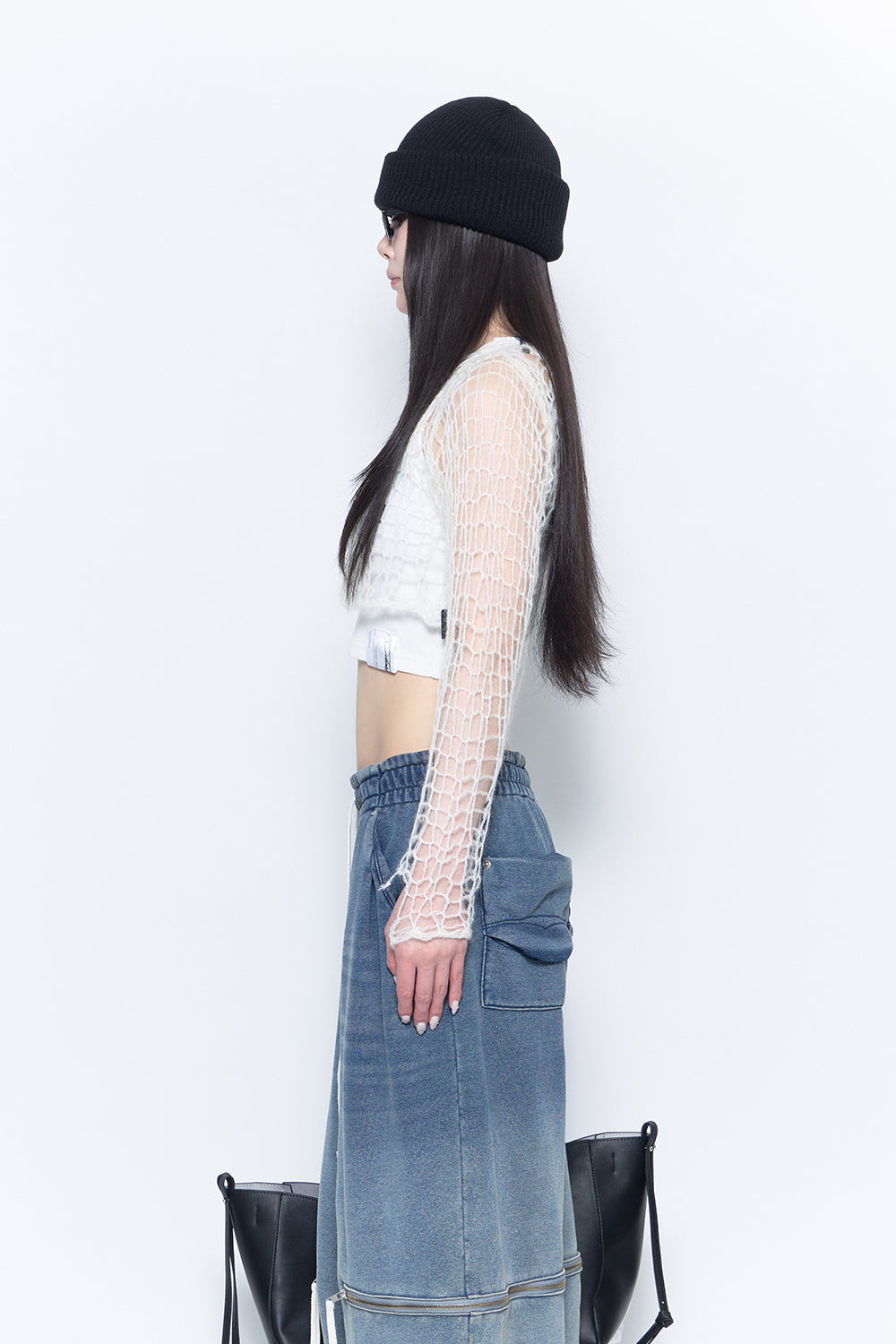 THEREDTHREAD / ザレッドスレッド】loose mohair knit