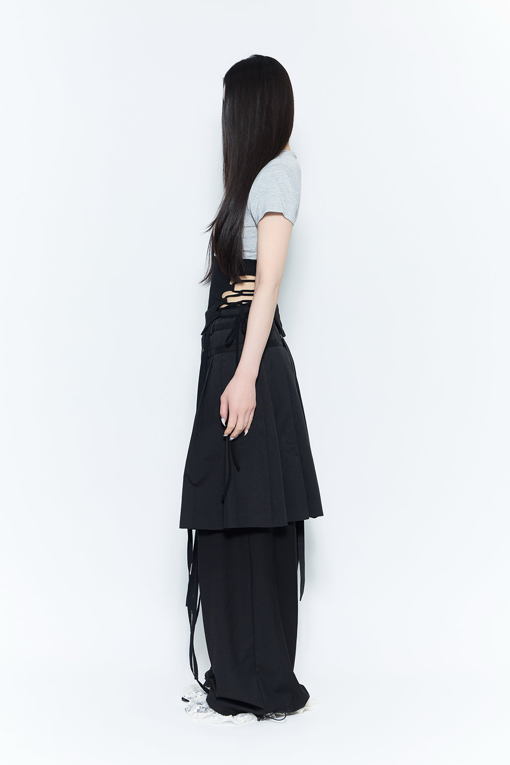 パンツ corded tailored pants lace THEREDTHREAD】corded tailored pants lace
