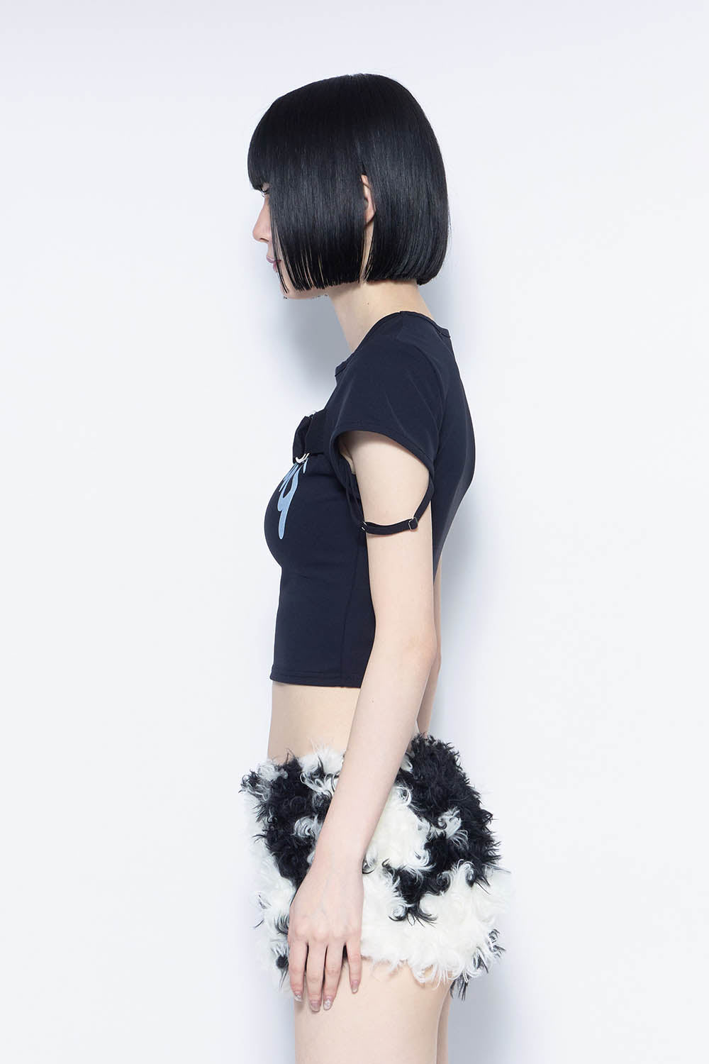 S logo belt tops