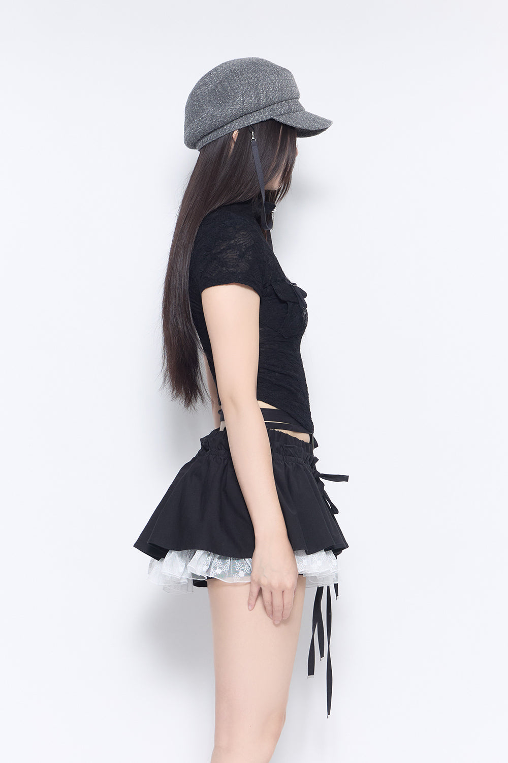 tweed casquette