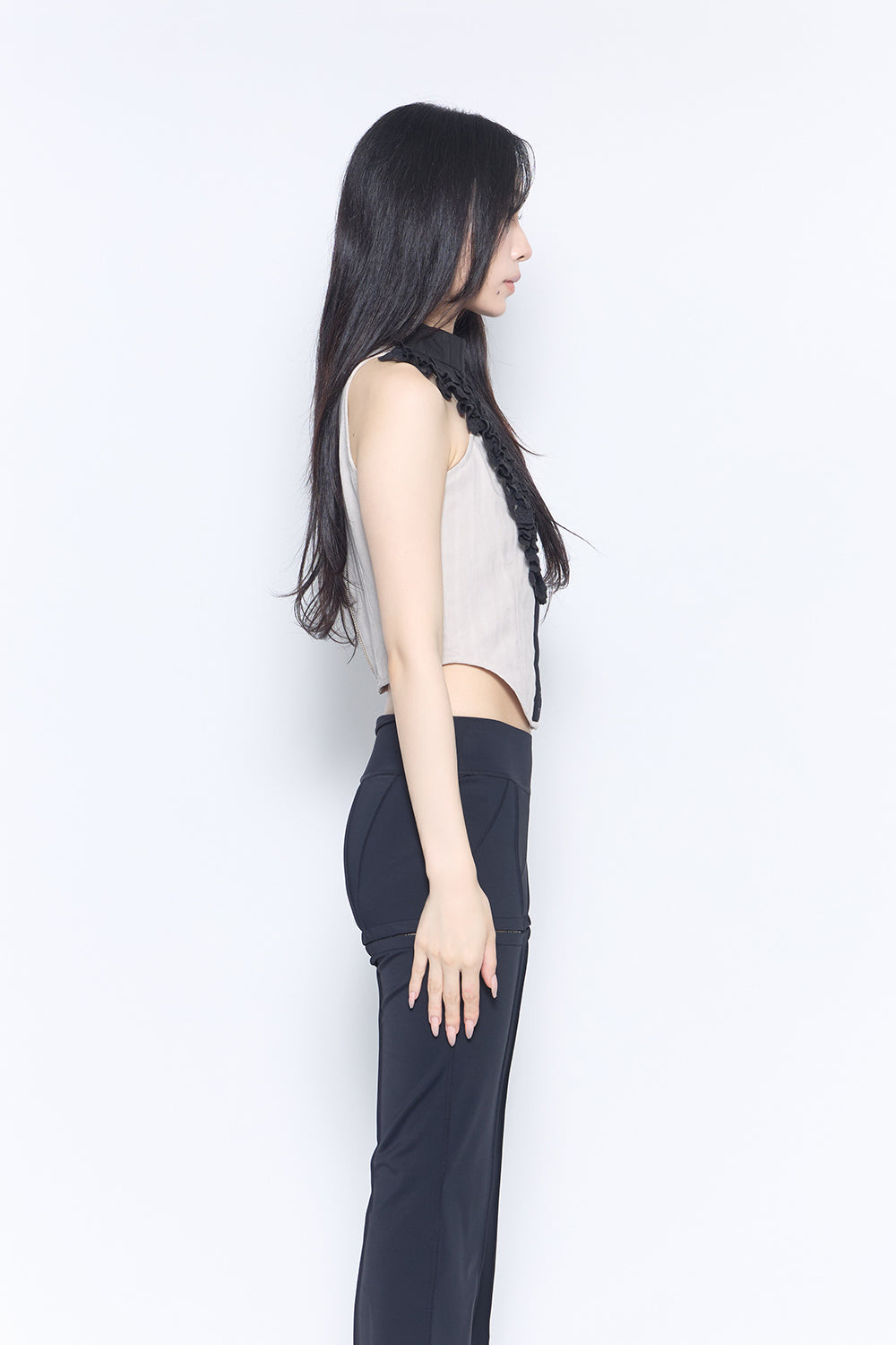bib corset blouse