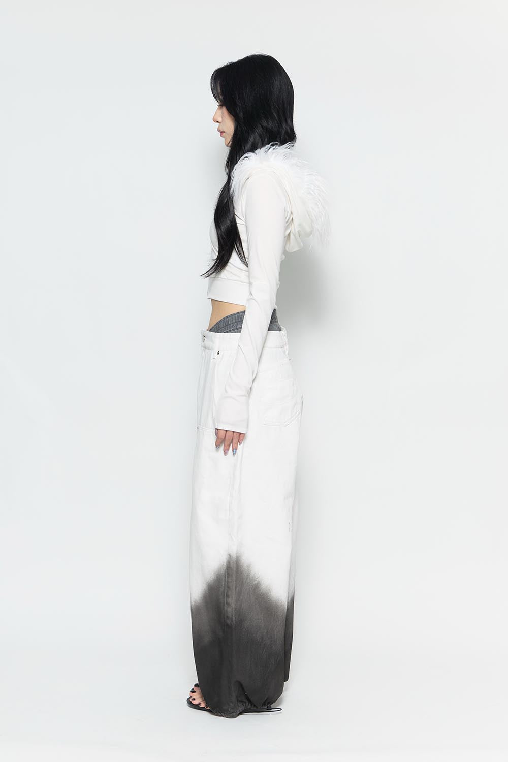 S layered work denim