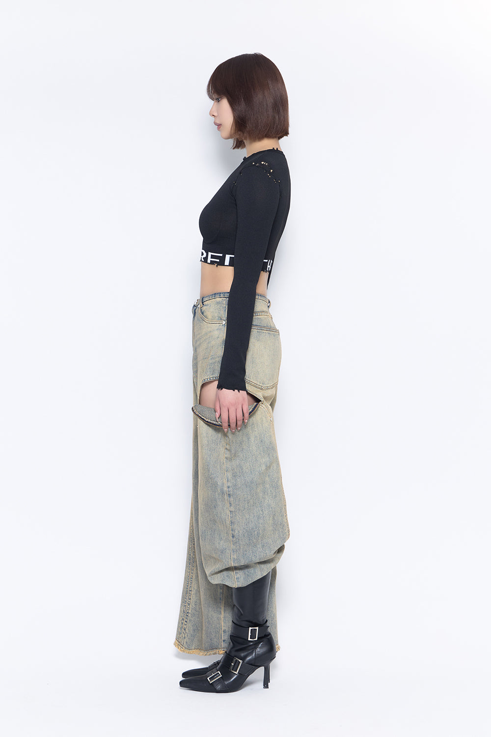 THEREDTHREAD / ザレッドスレッド】S cutting denim 2