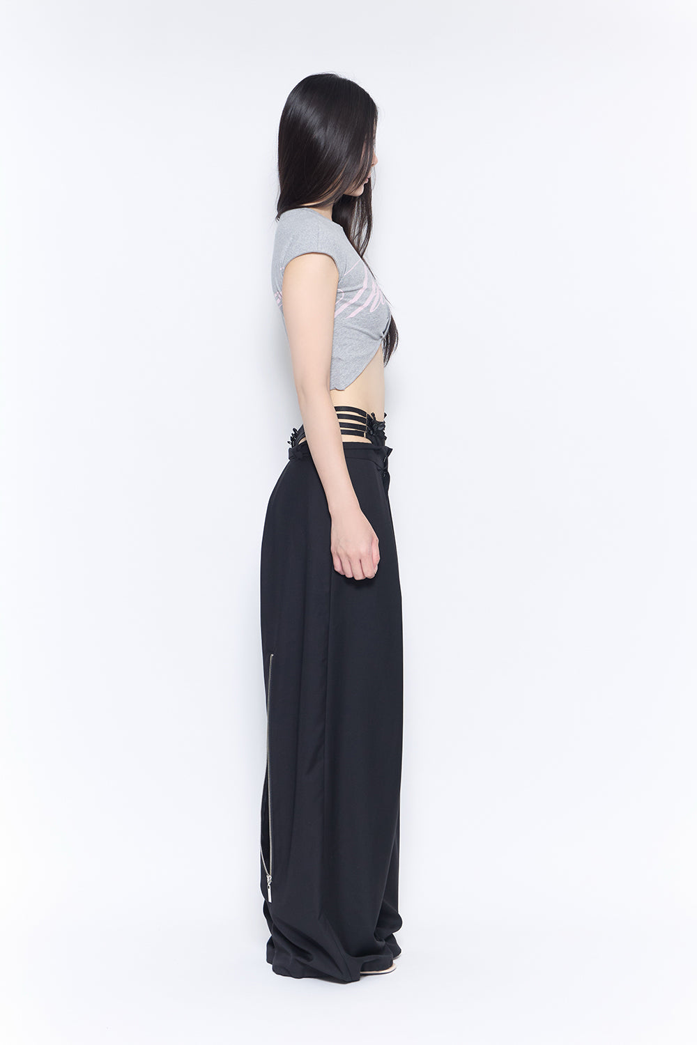 コンビニ不可 theredthread layered waist pants THEREDTHREAD / ザ