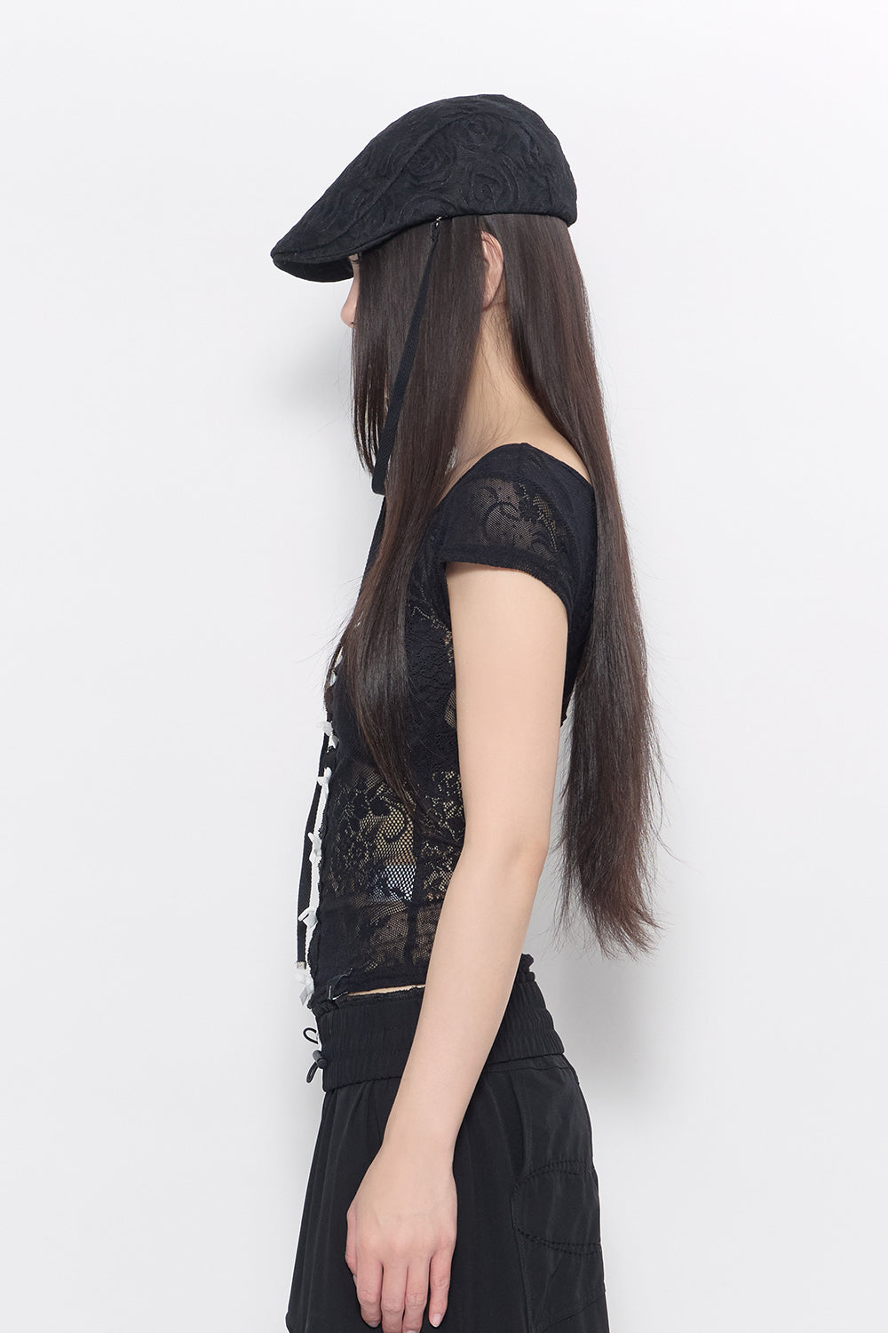 rosette hunting cap