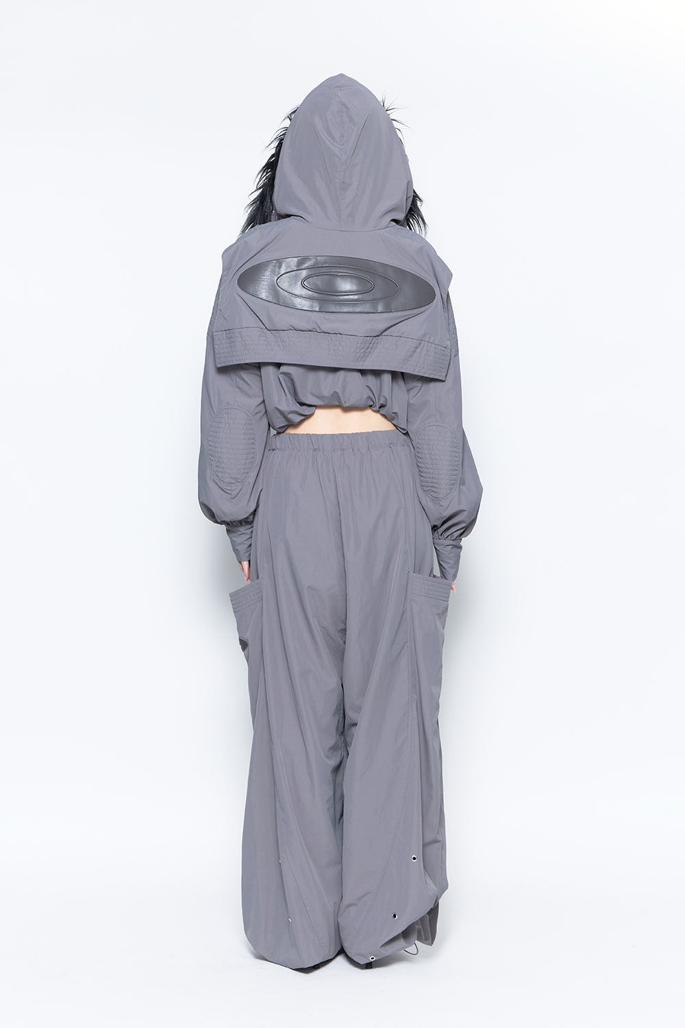 S eyelet nylon pants