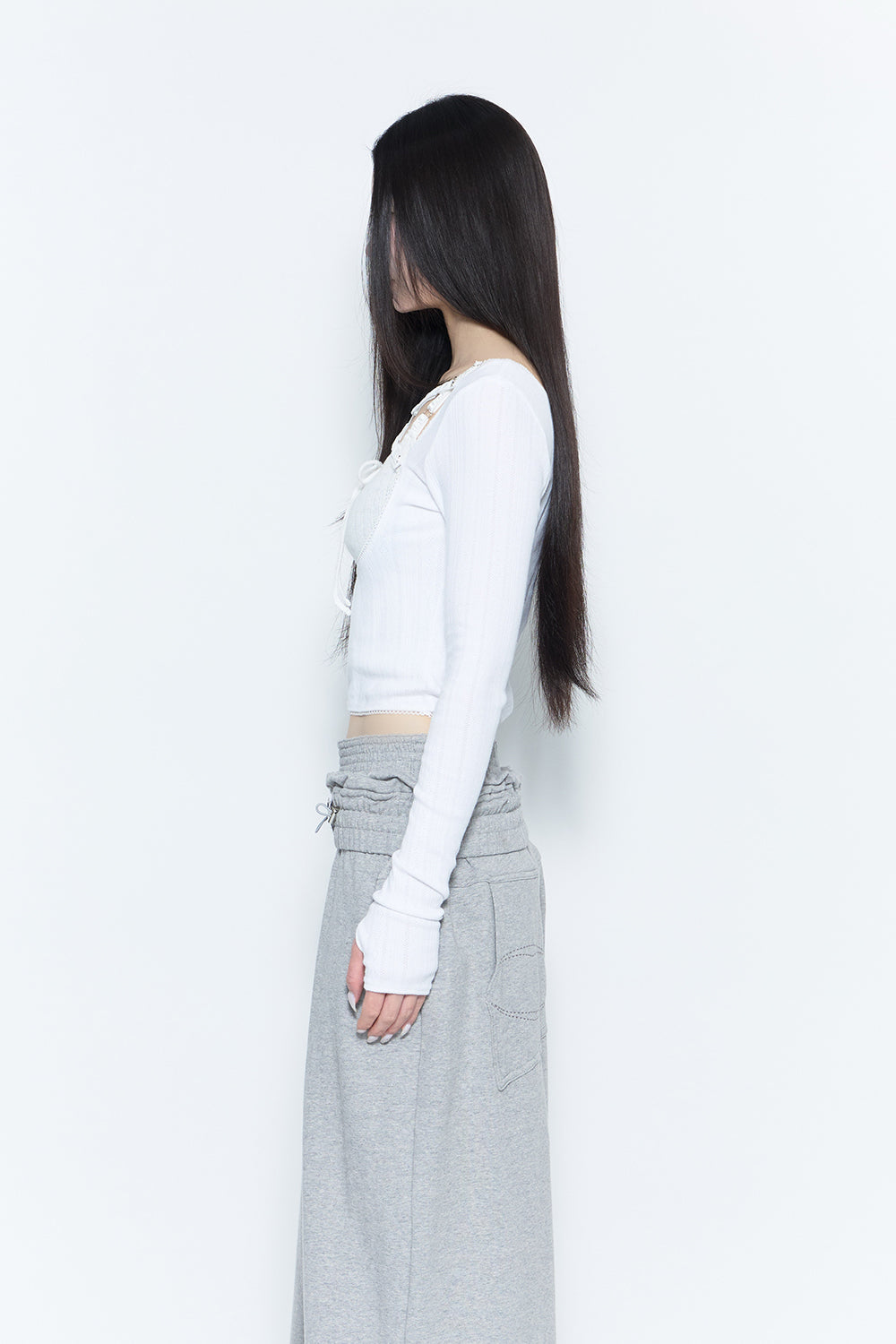 THEREDTHREAD】strap layered tops