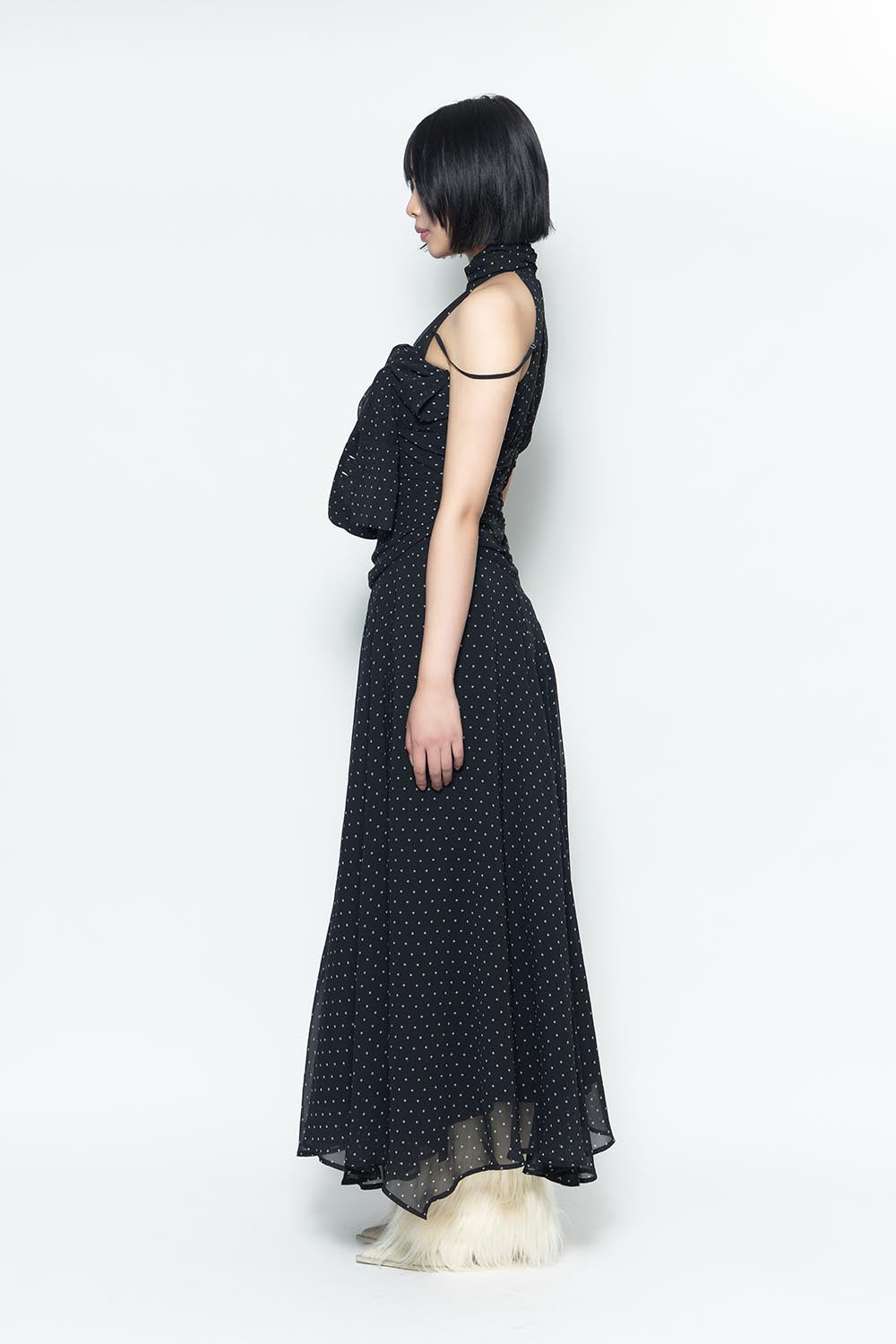 S misty dot dress