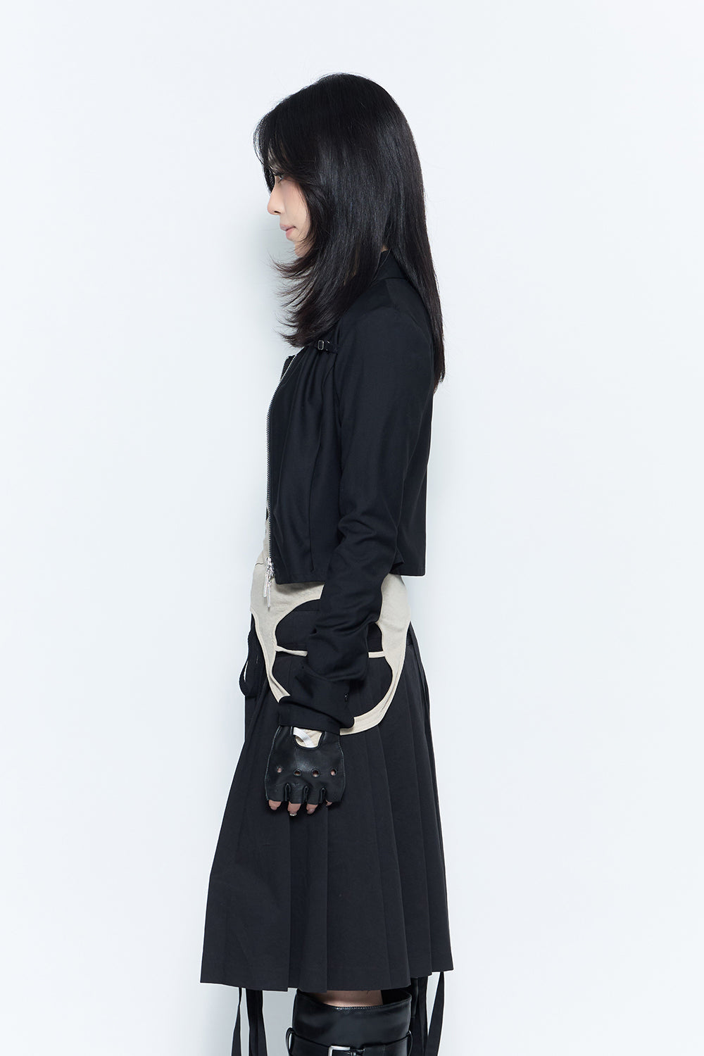 w zip cord shirt