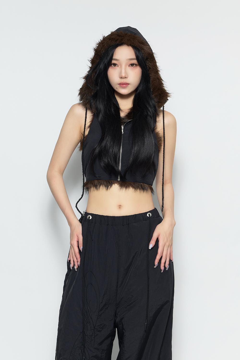 N*様 theredthread S flip fur vest 正規品 新品未 THEREDTHREAD / ザレッドスレッド】S flip fur vest