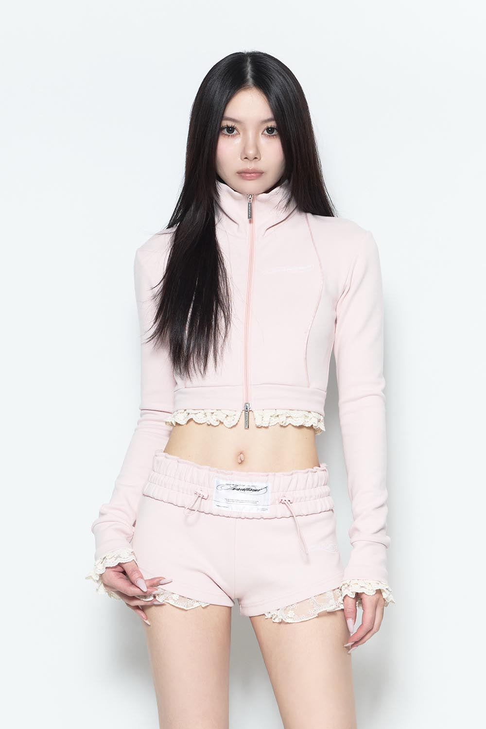 S track jersey jacket lace