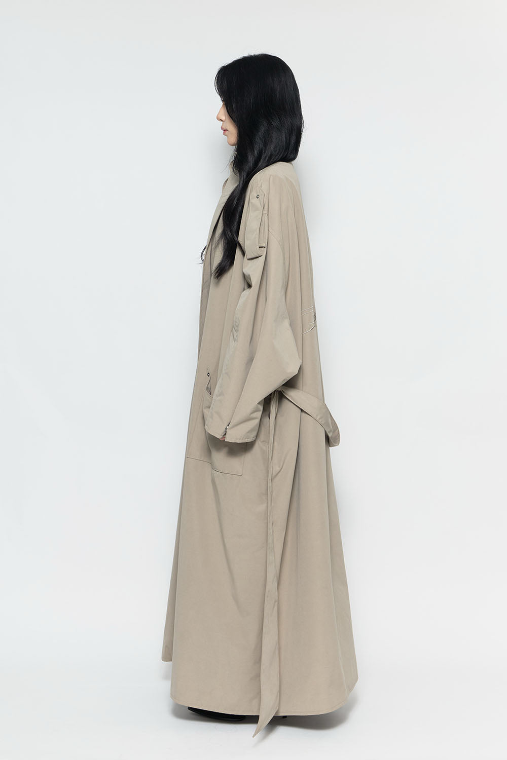 S stand embroidery trench