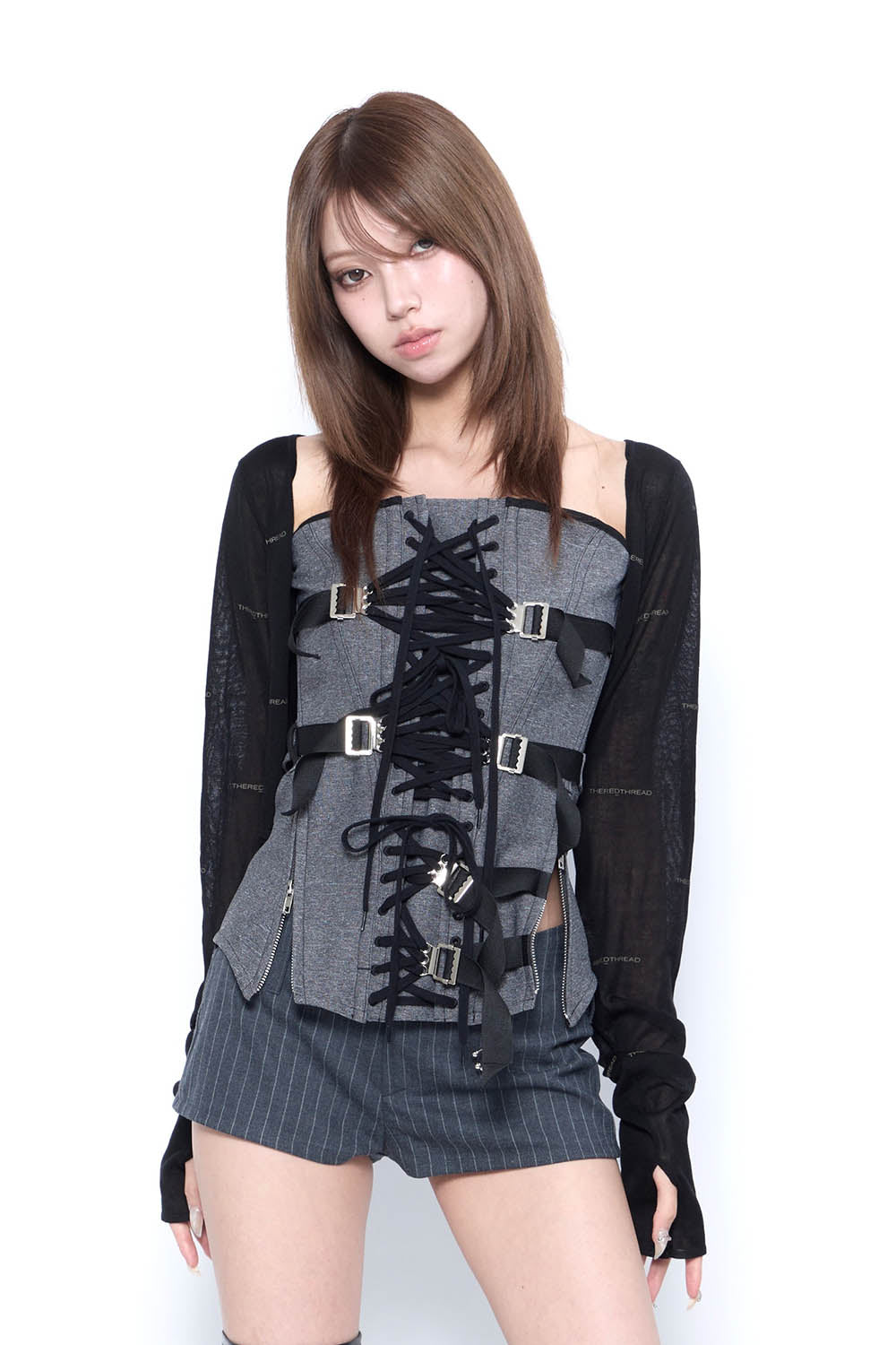 THEREDTHREAD】S burlesque corset